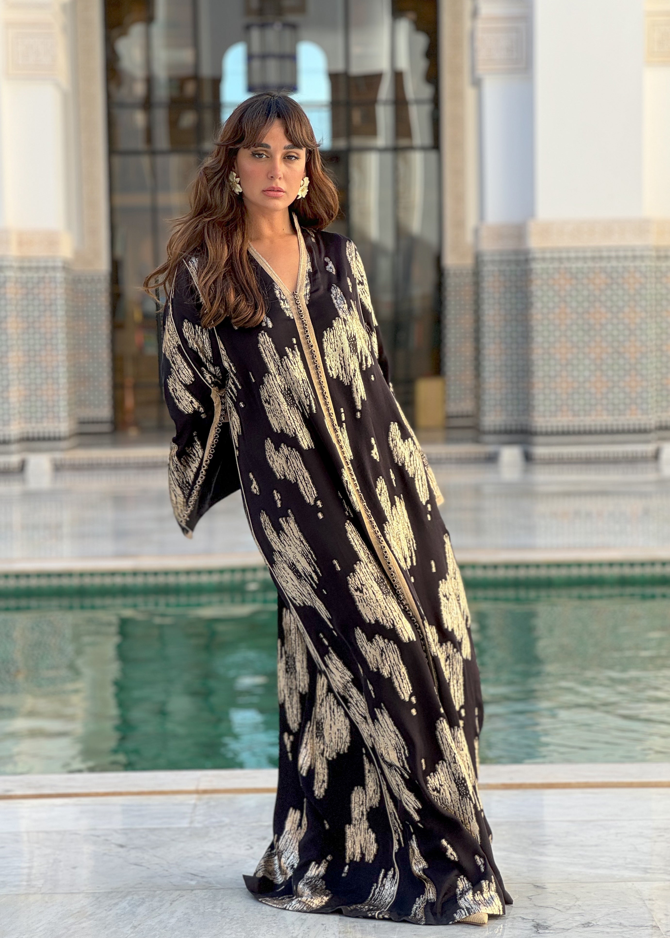 HOUSNIA SILK KAFTAN