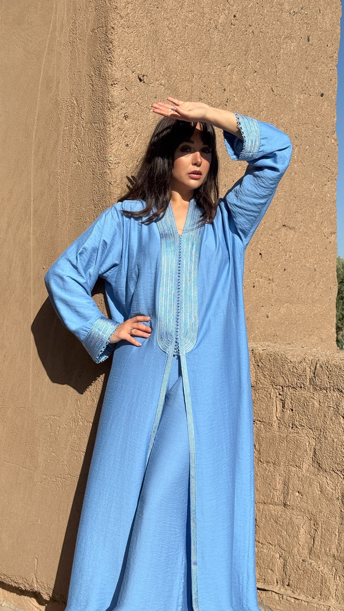 Drifa Linen Matching Set by Moroccan Touch