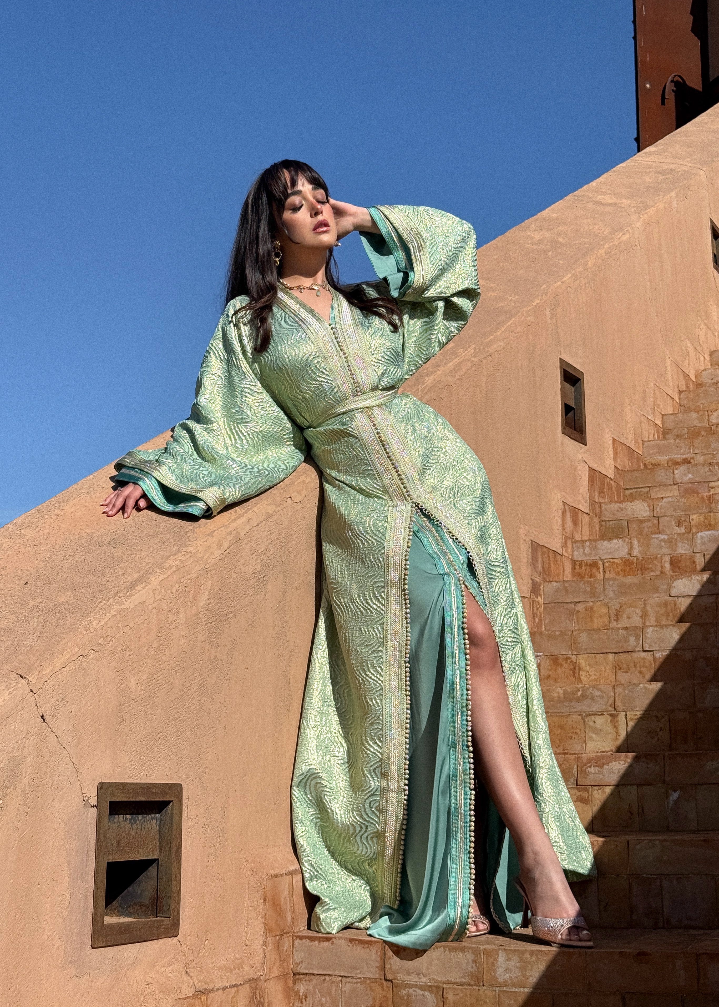 ADIBA TWO-PIECE KAFTAN