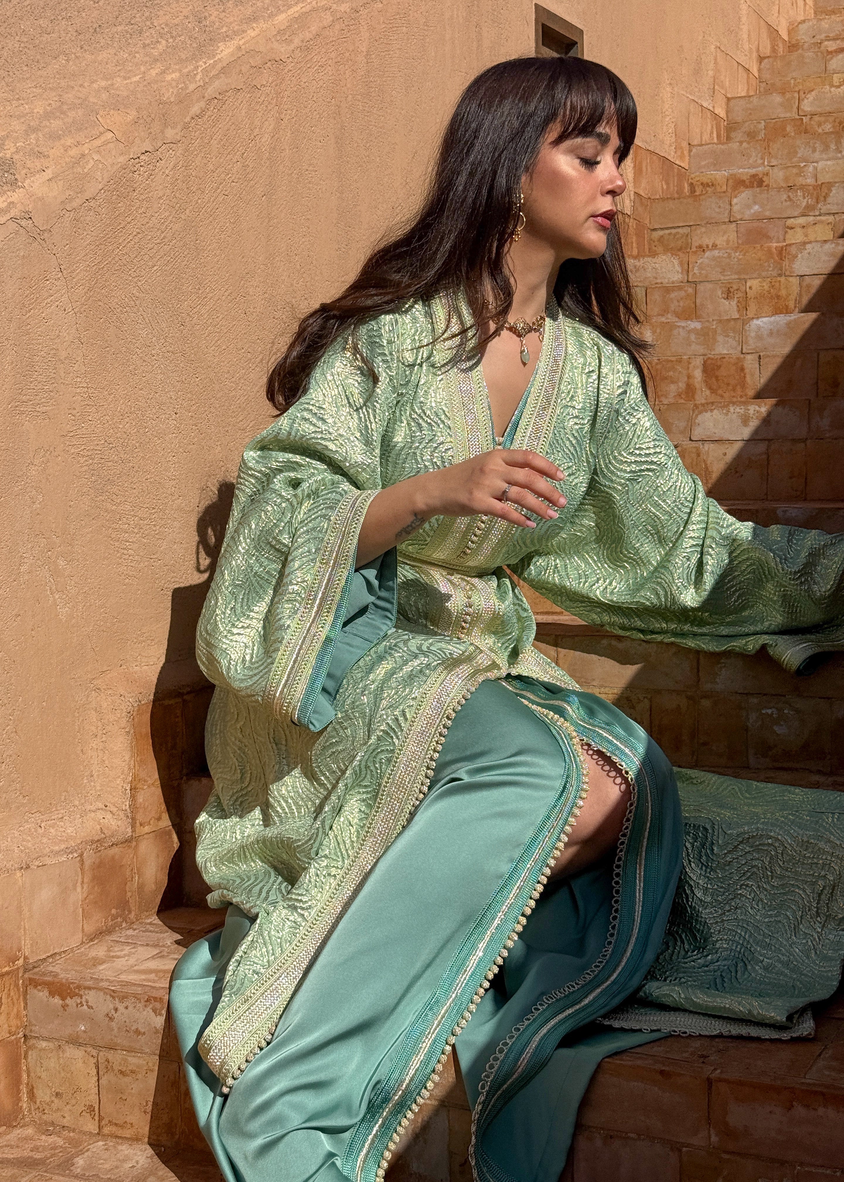 ADIBA TWO-PIECE KAFTAN
