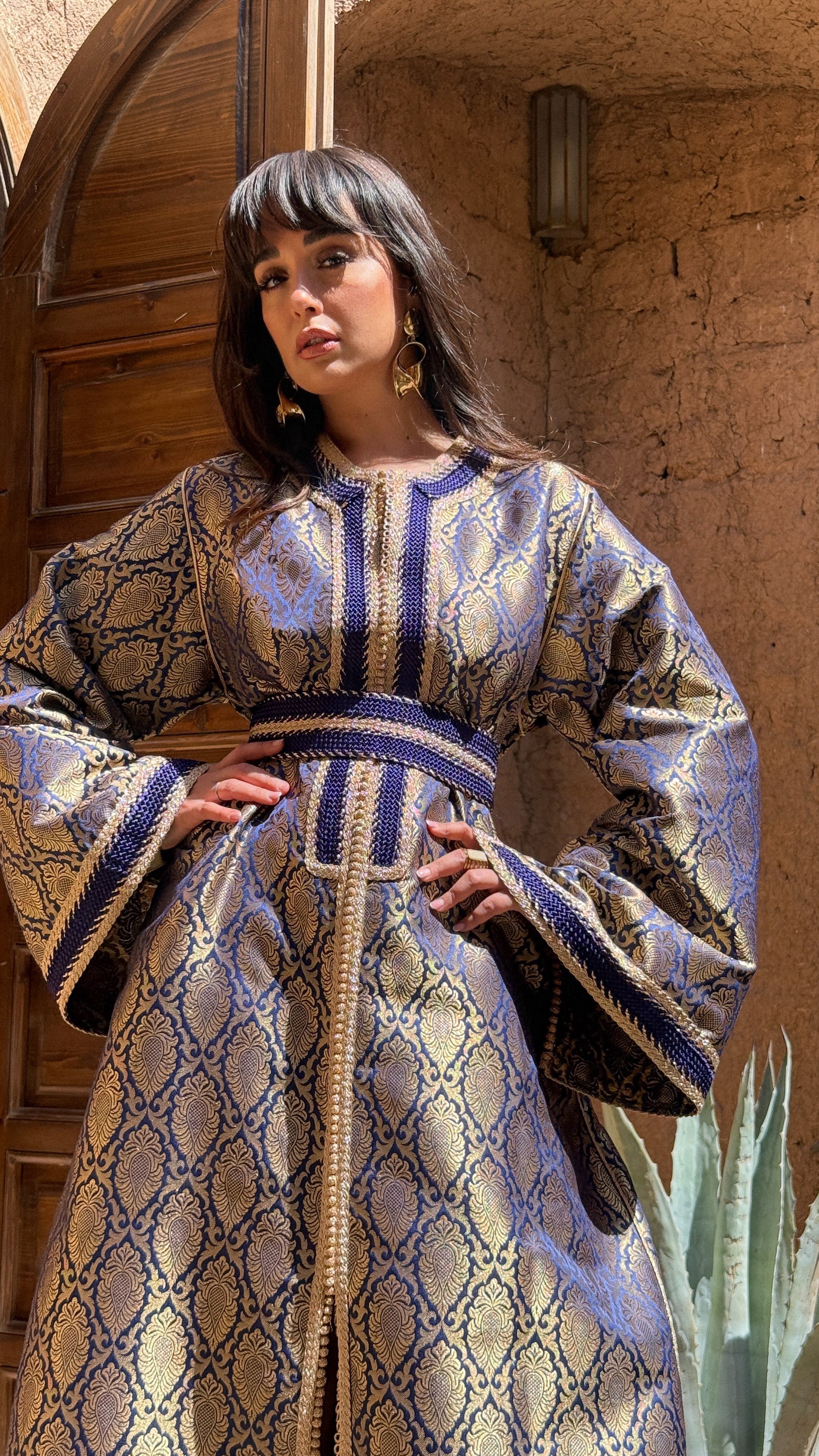IJLAL SILK BROCADE KAFTAN