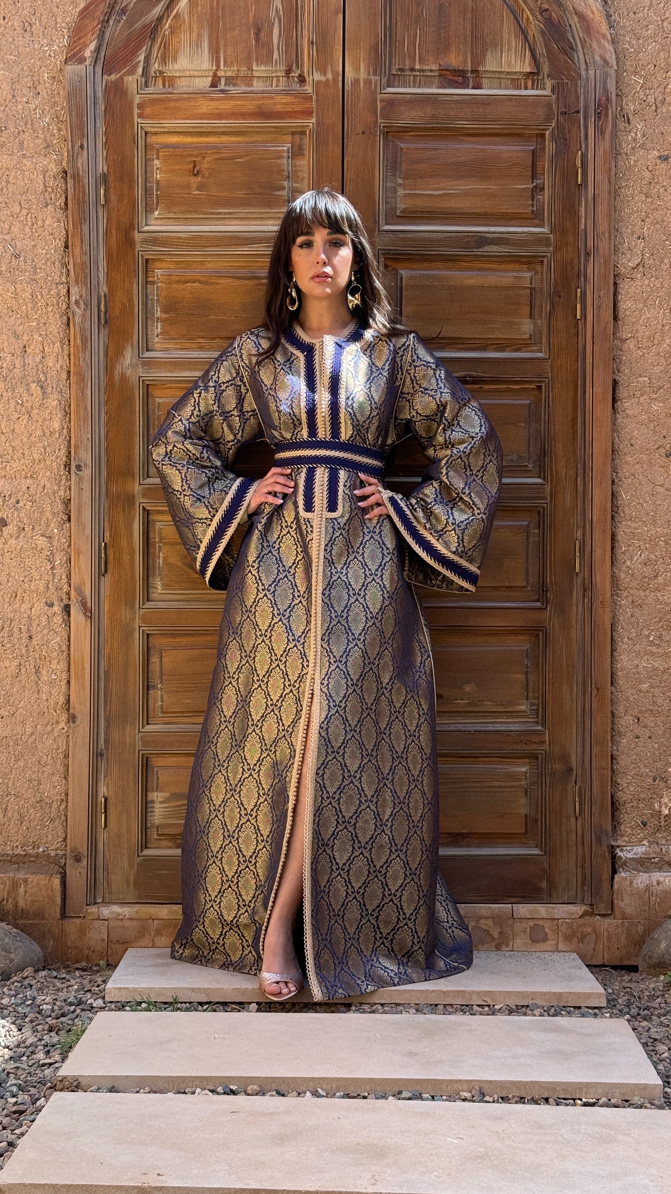 IJLAL SILK BROCADE KAFTAN