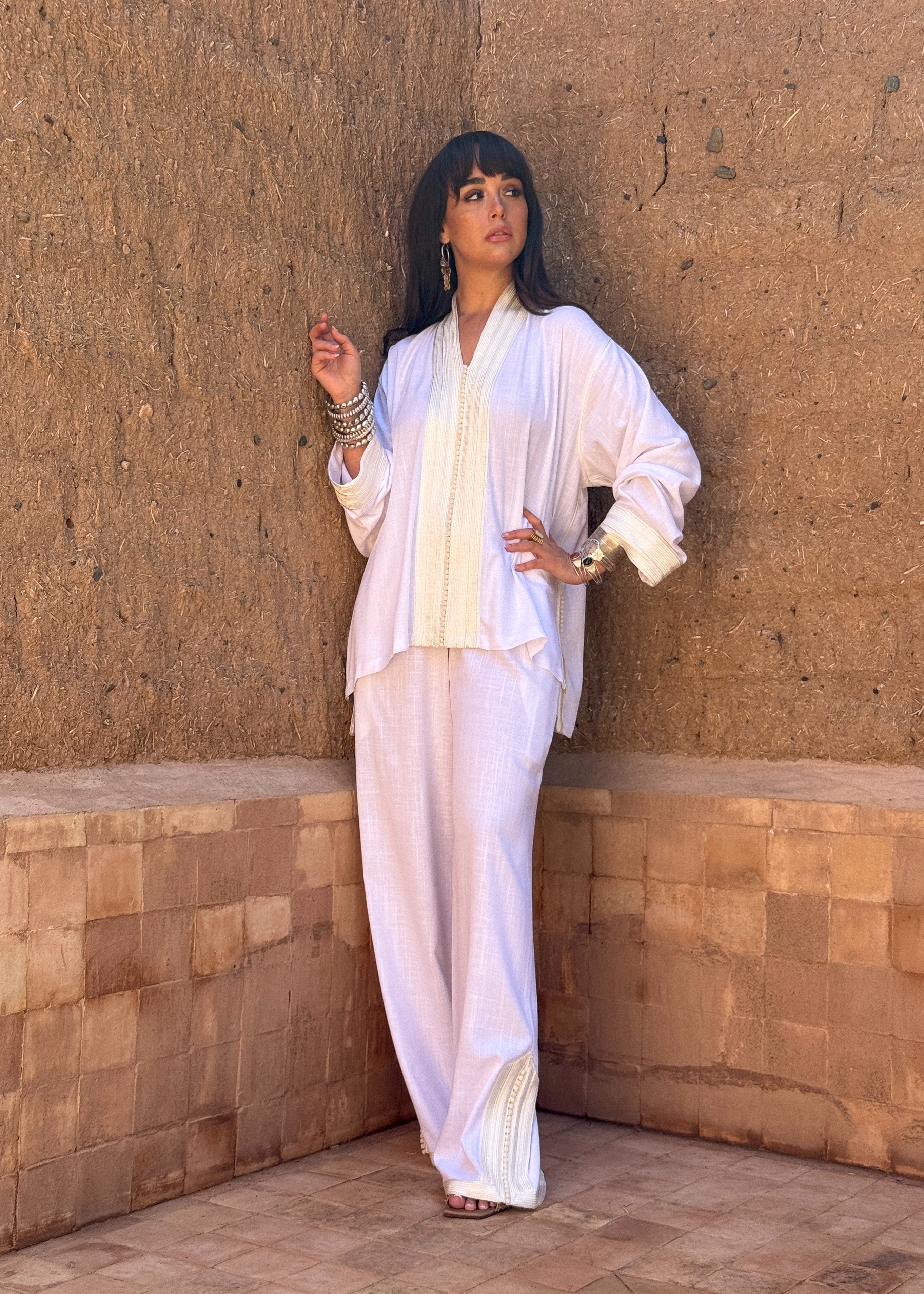 KAMLA LINEN MATCHING SET