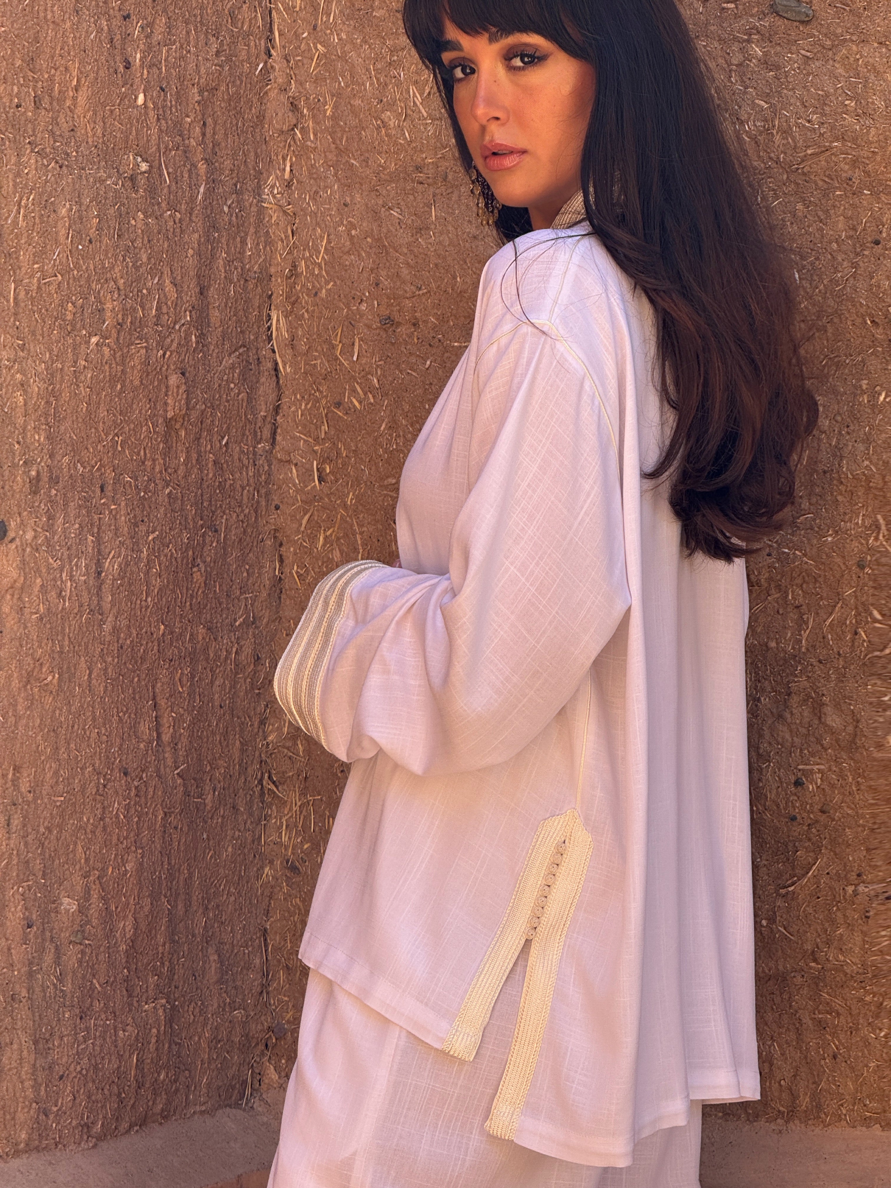 KAMLA LINEN MATCHING SET