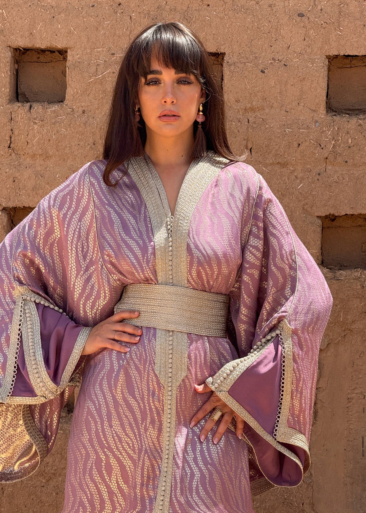 Saada Two-Piece Kaftan by Moroccan Touch