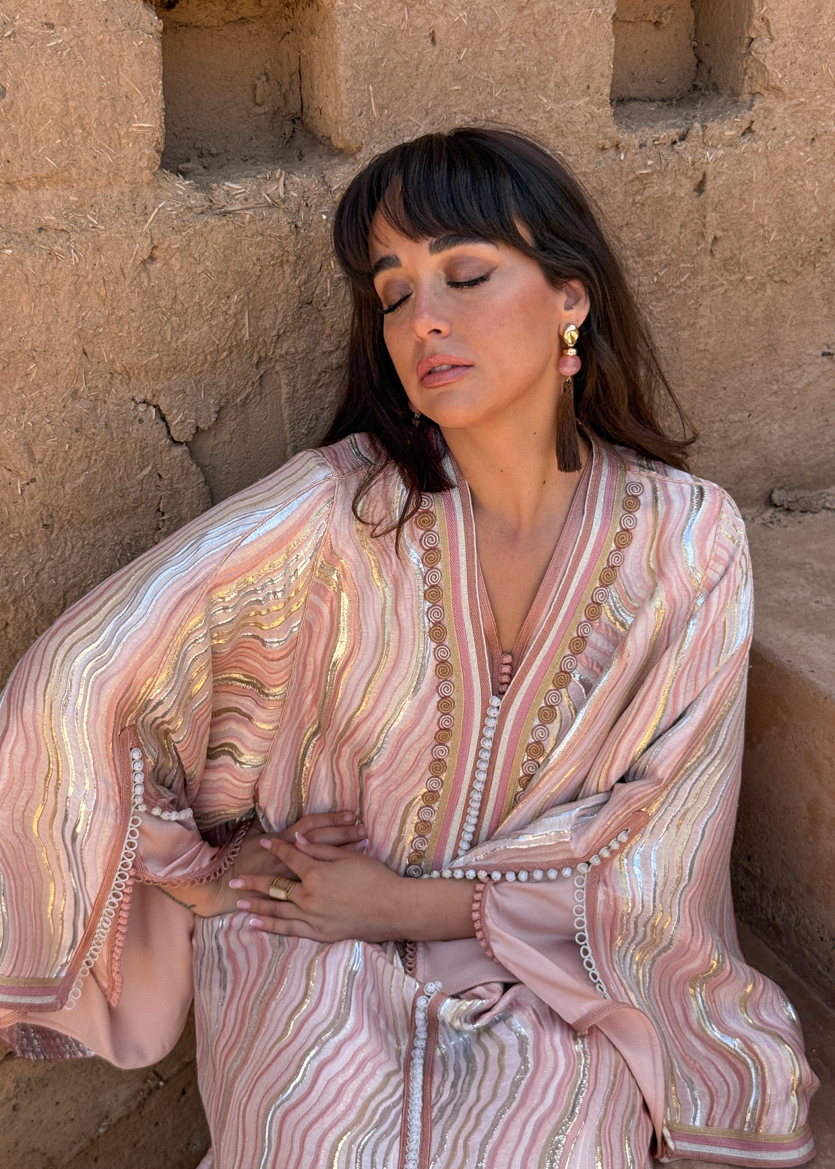 NACIRA TWO-PIECE KAFTAN