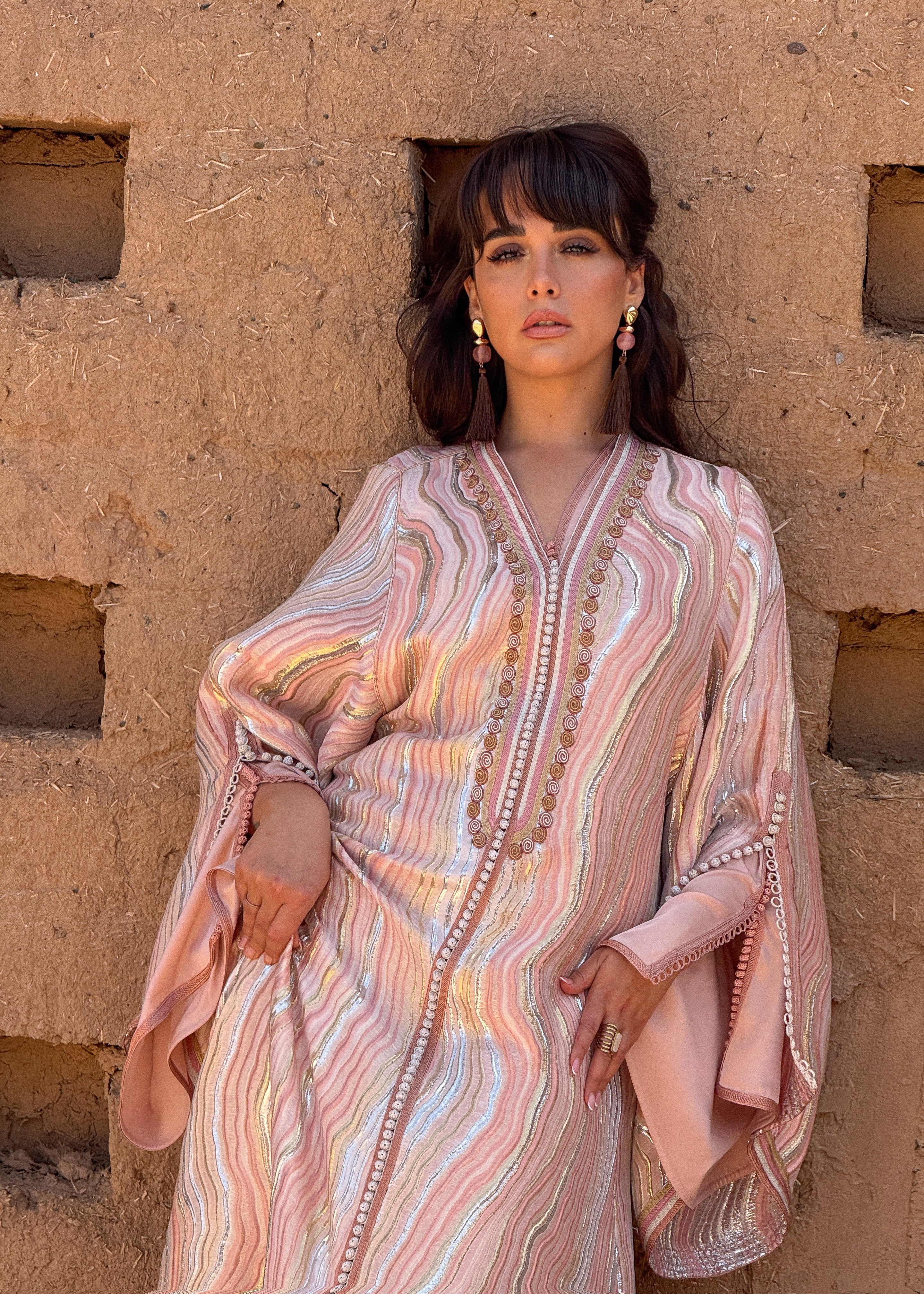 NACIRA TWO-PIECE KAFTAN
