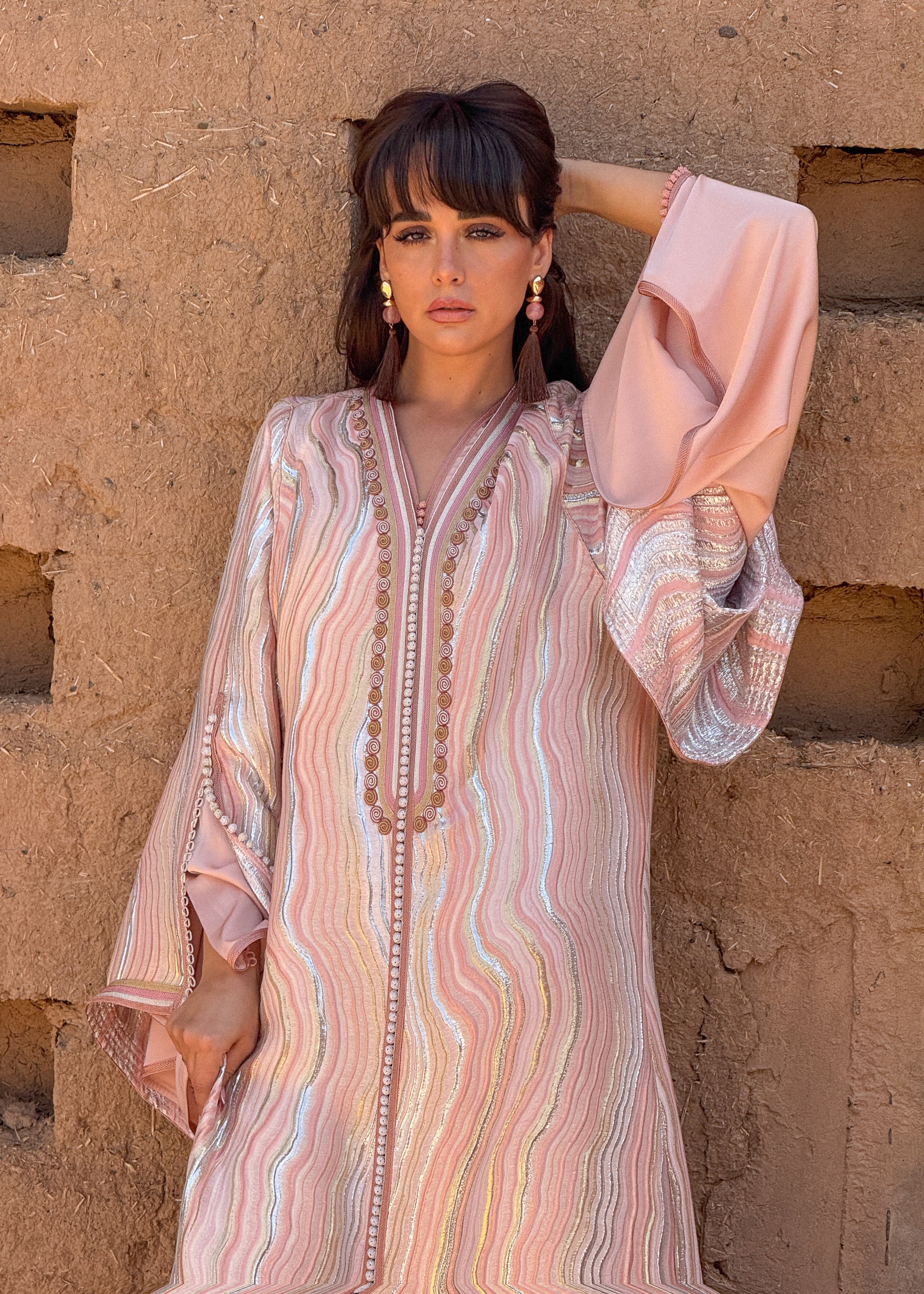 NACIRA TWO-PIECE KAFTAN