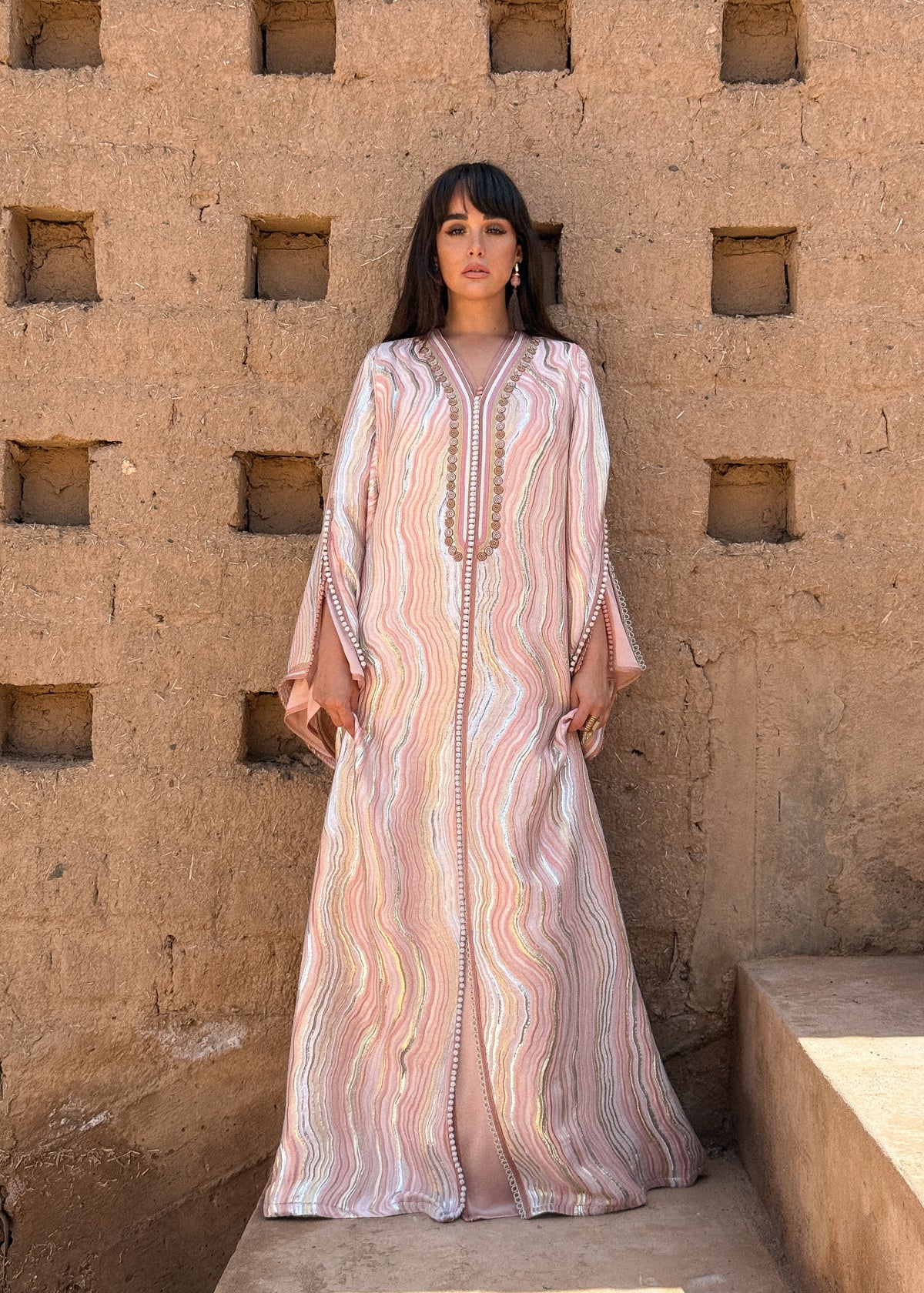 Nacira Two-Piece Kaftan by Moroccan Touch
