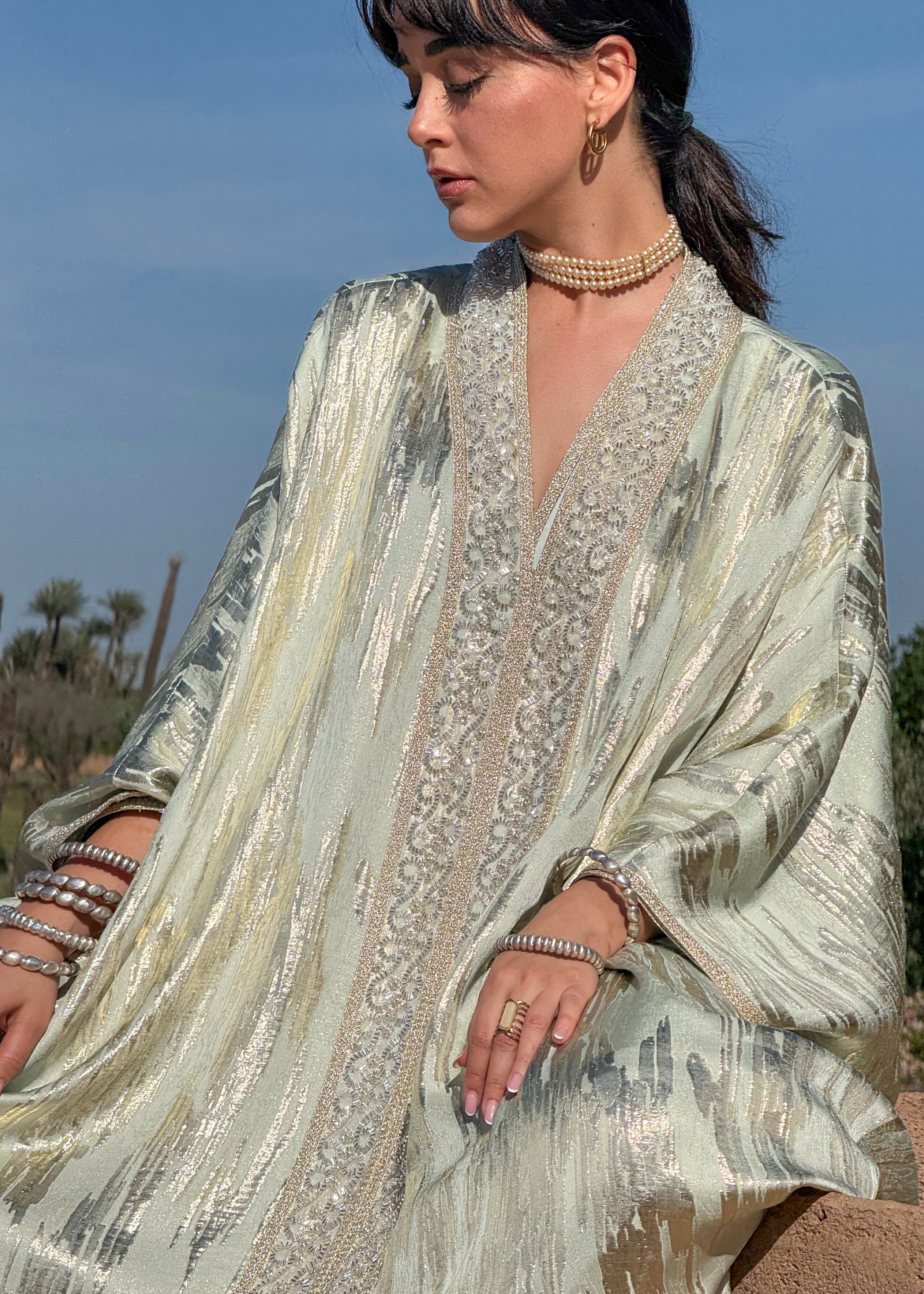 HUSNA TWO-PIECE OVERSIZED KAFTAN