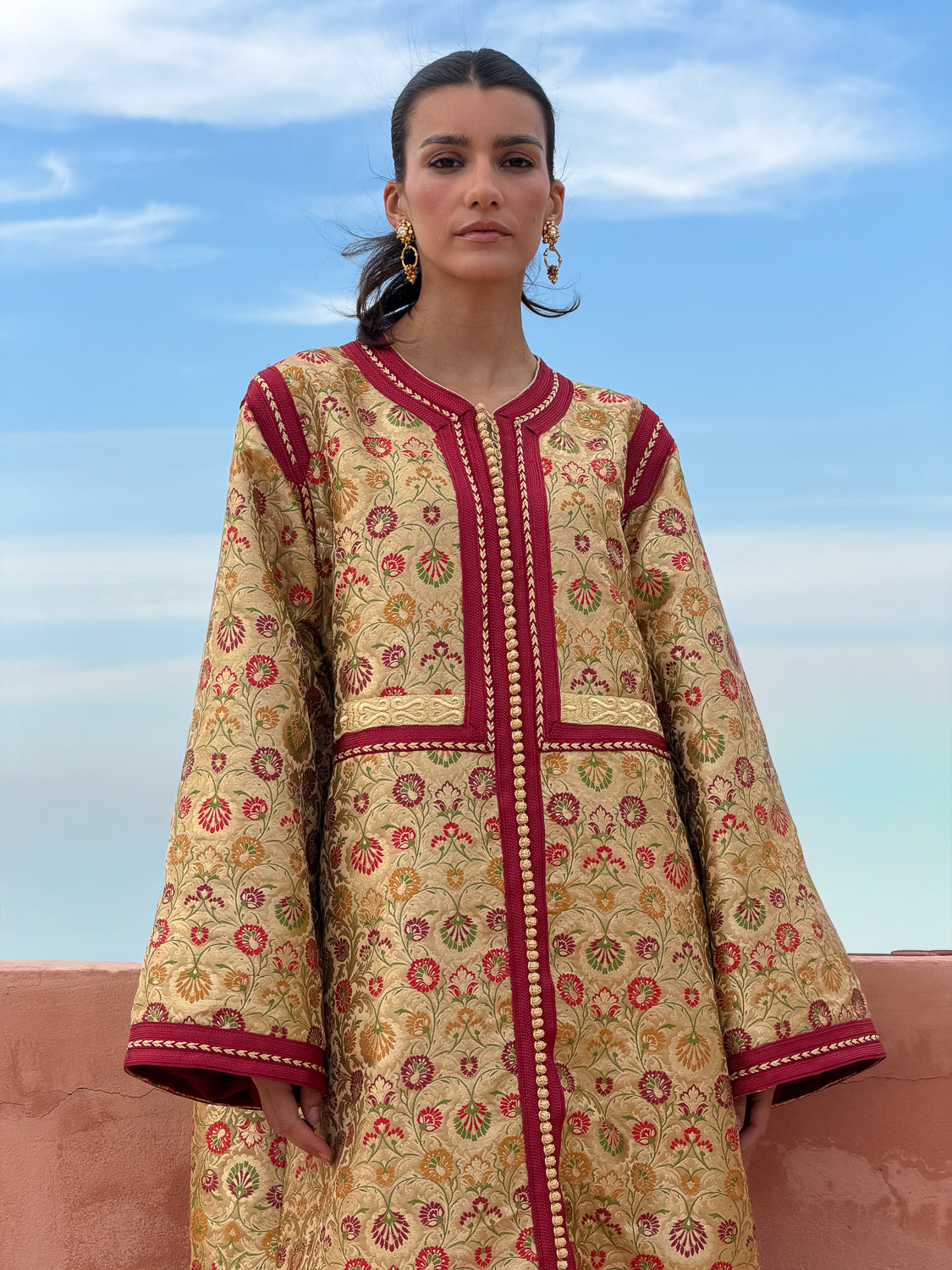 AYA SILK BROCADE KAFTAN