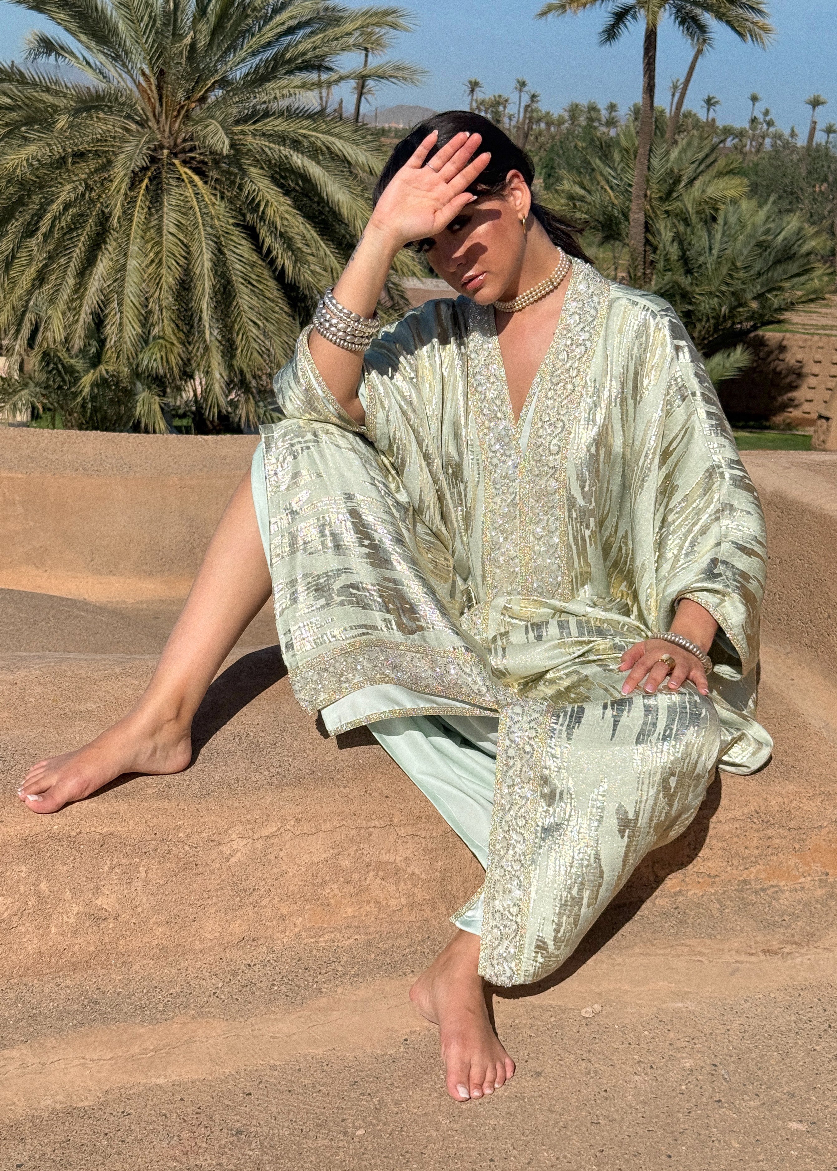 HUSNA TWO-PIECE OVERSIZED KAFTAN