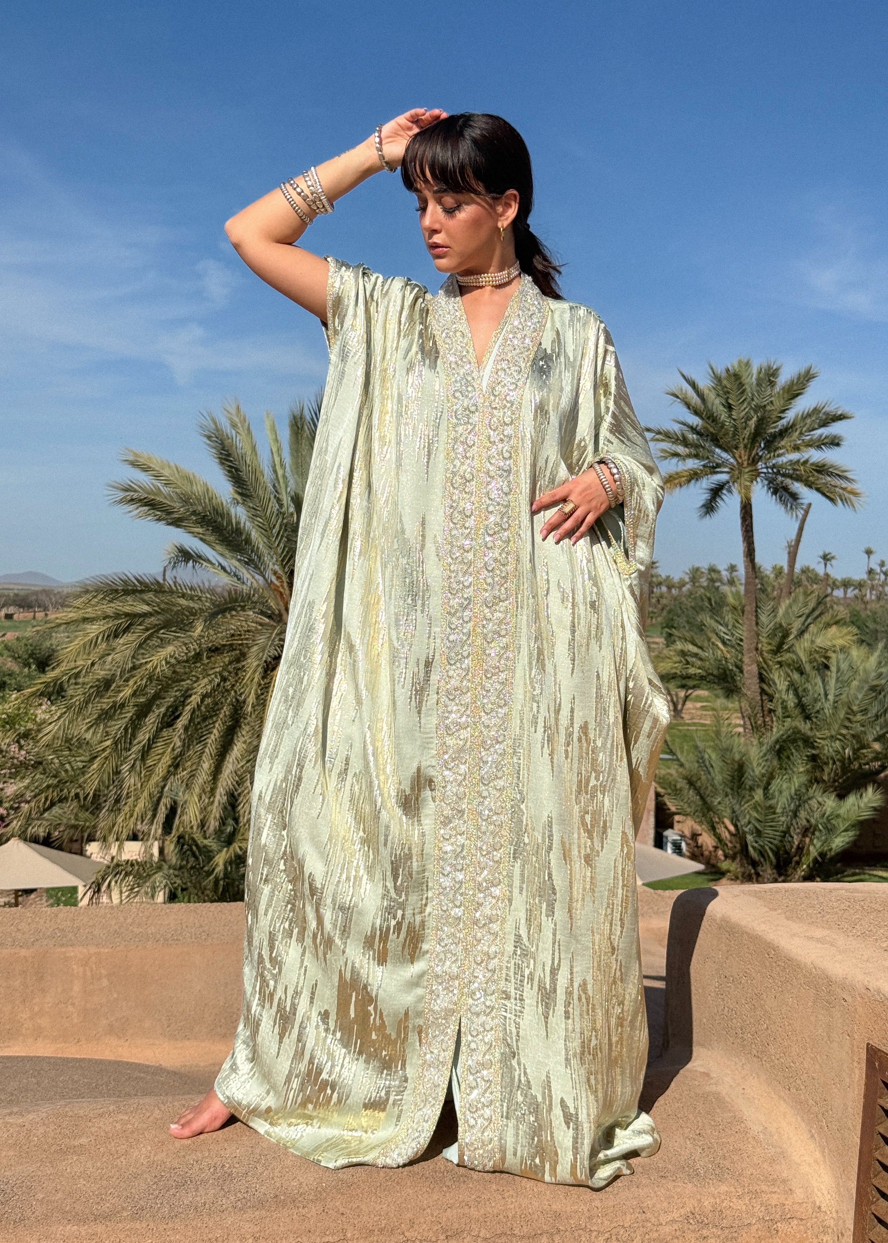 HUSNA TWO-PIECE OVERSIZED KAFTAN