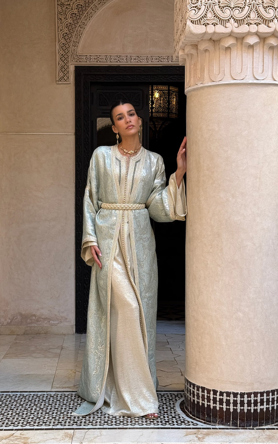 ZAHIRA TWO-PIECE KAFTAN