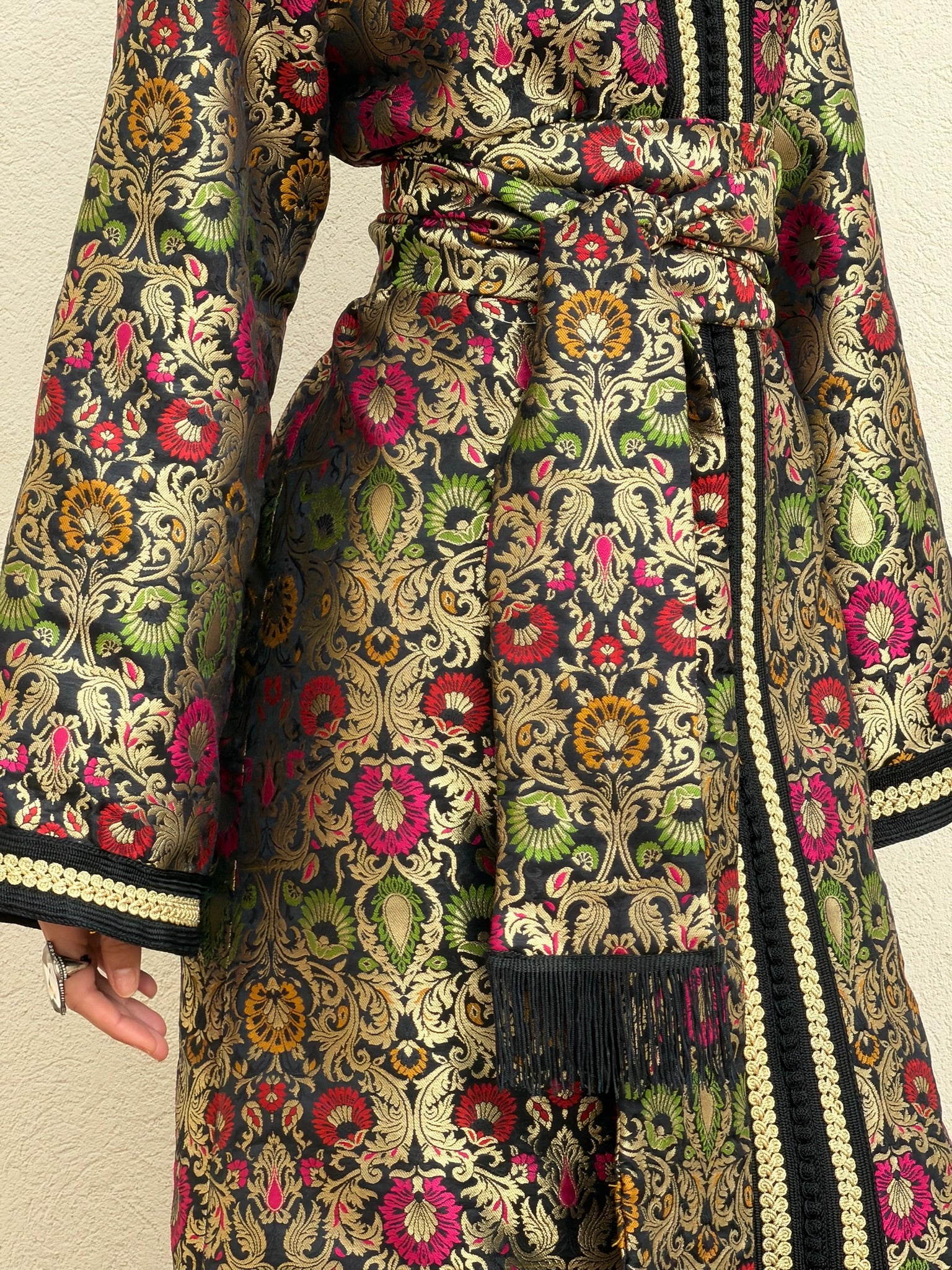 IKRAM SILK BROCADE KAFTAN