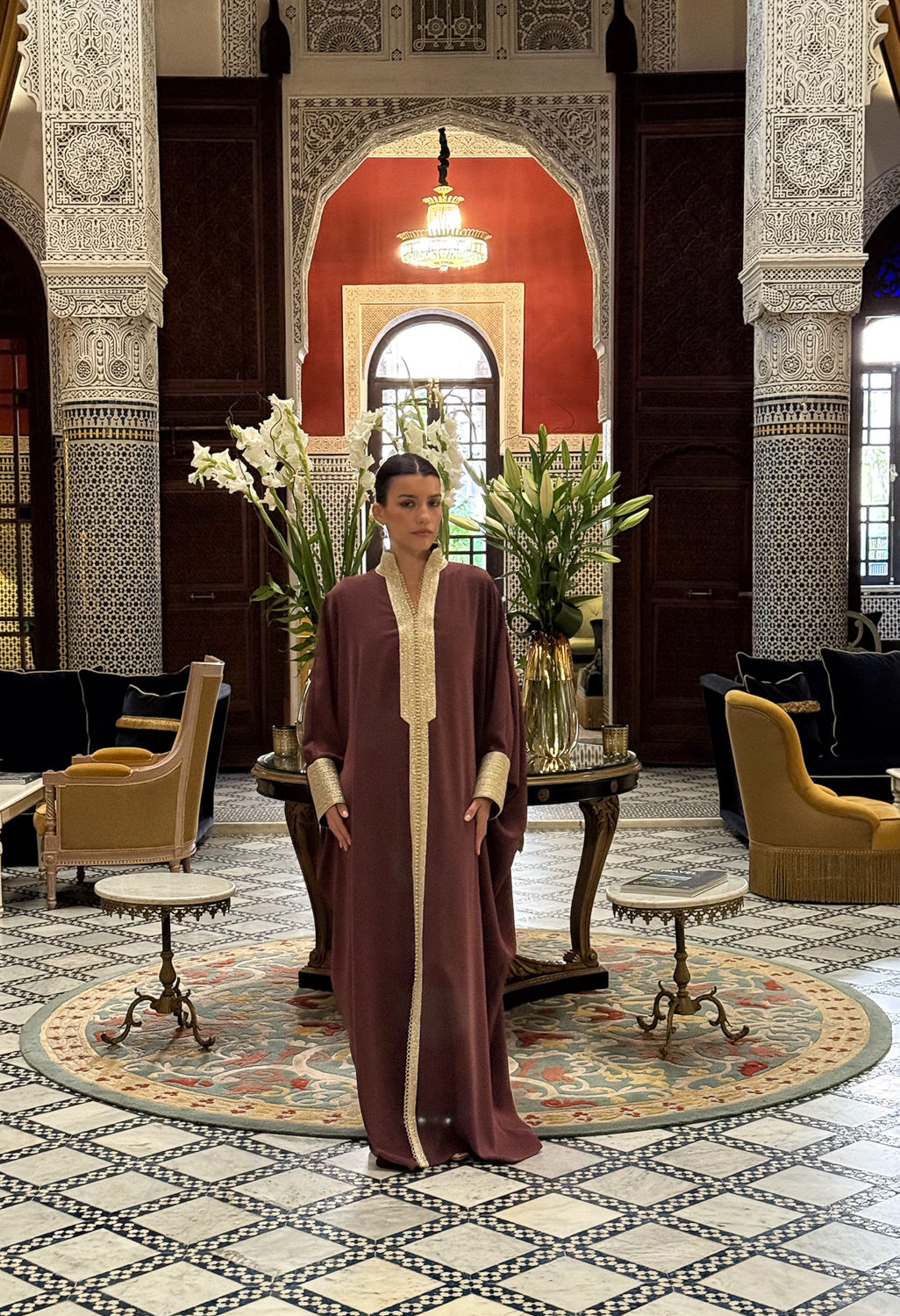 RIYANA OVERSIZED CREPE KAFTAN