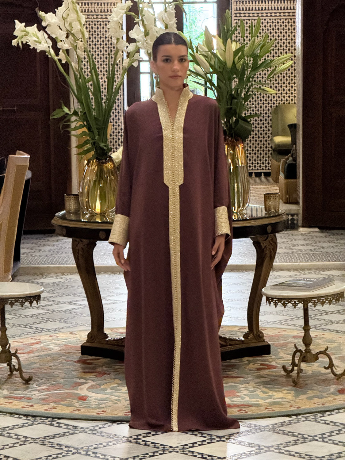 RIYANA OVERSIZED CREPE KAFTAN