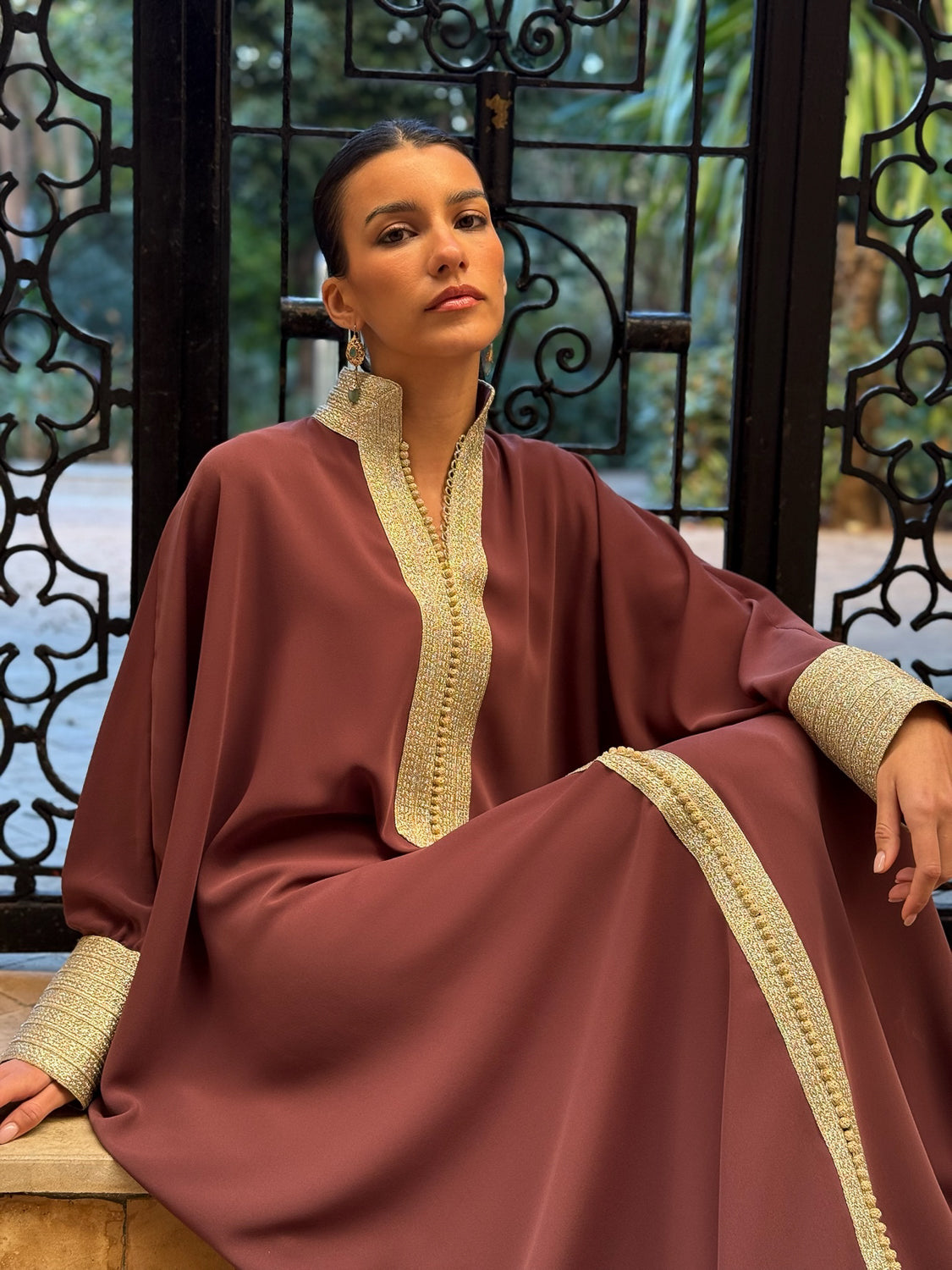 RIYANA OVERSIZED CREPE KAFTAN