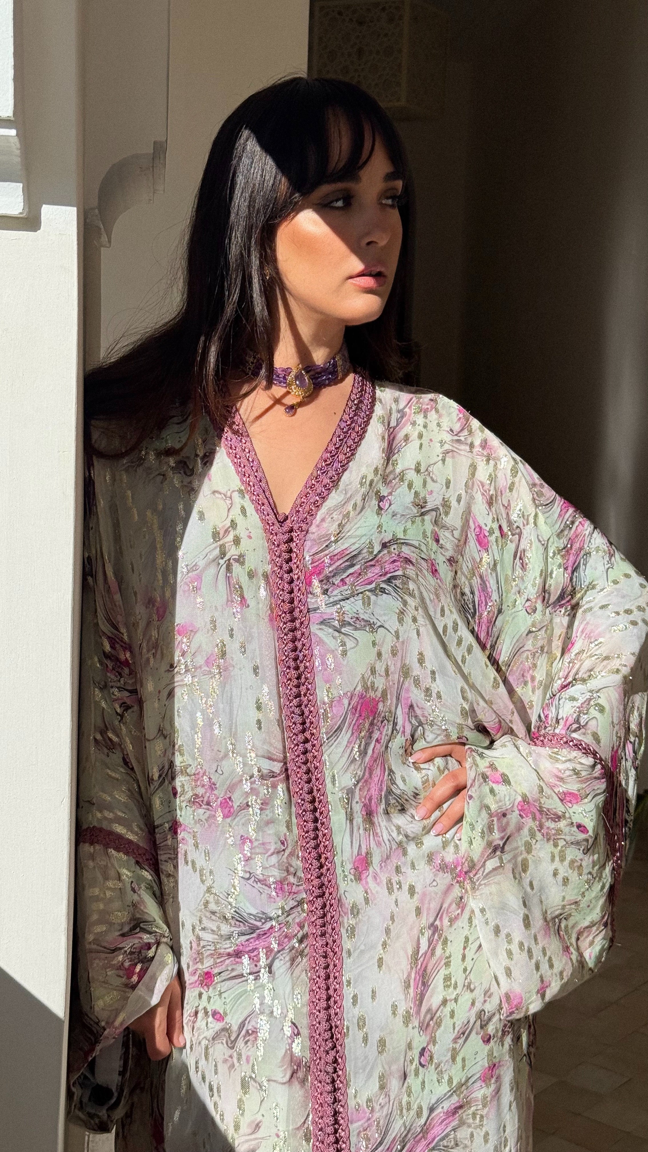 LAMEES TWO-PIECE KAFTAN
