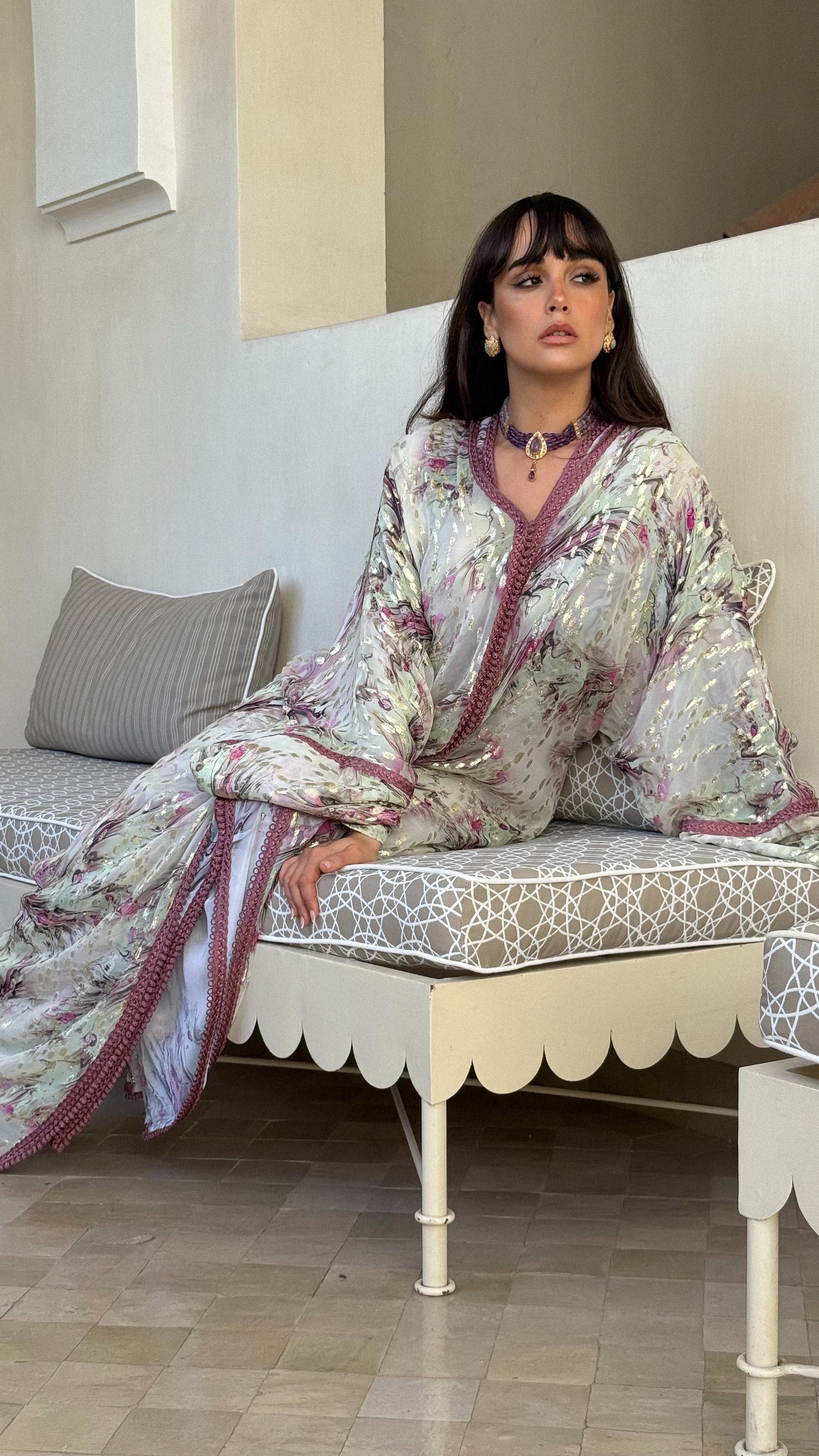 LAMEES TWO-PIECE KAFTAN