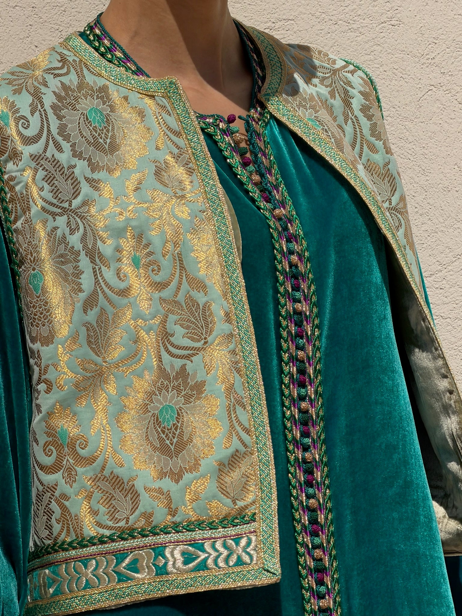 HOUSNA TWO-PIECE KAFTAN & GILET