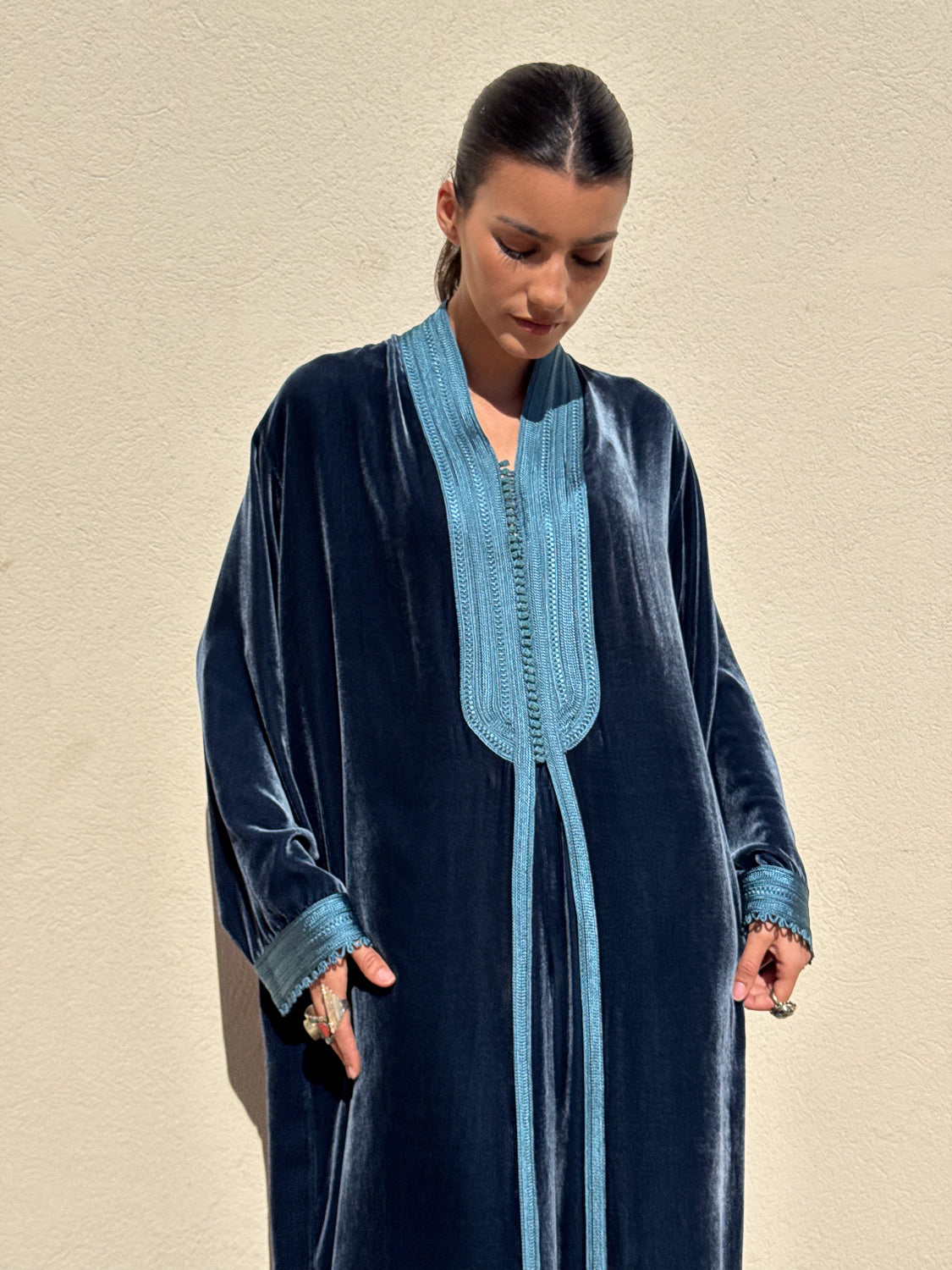 ABIR TWO-PIECE VELVET SET
