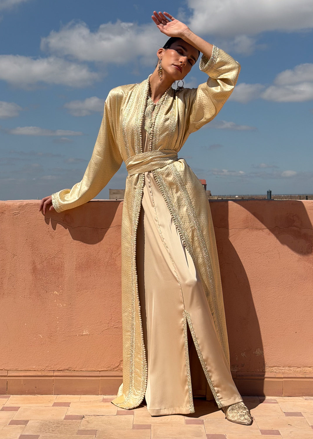 ZAYNA TWO-PIECE KAFTAN & KIMONO