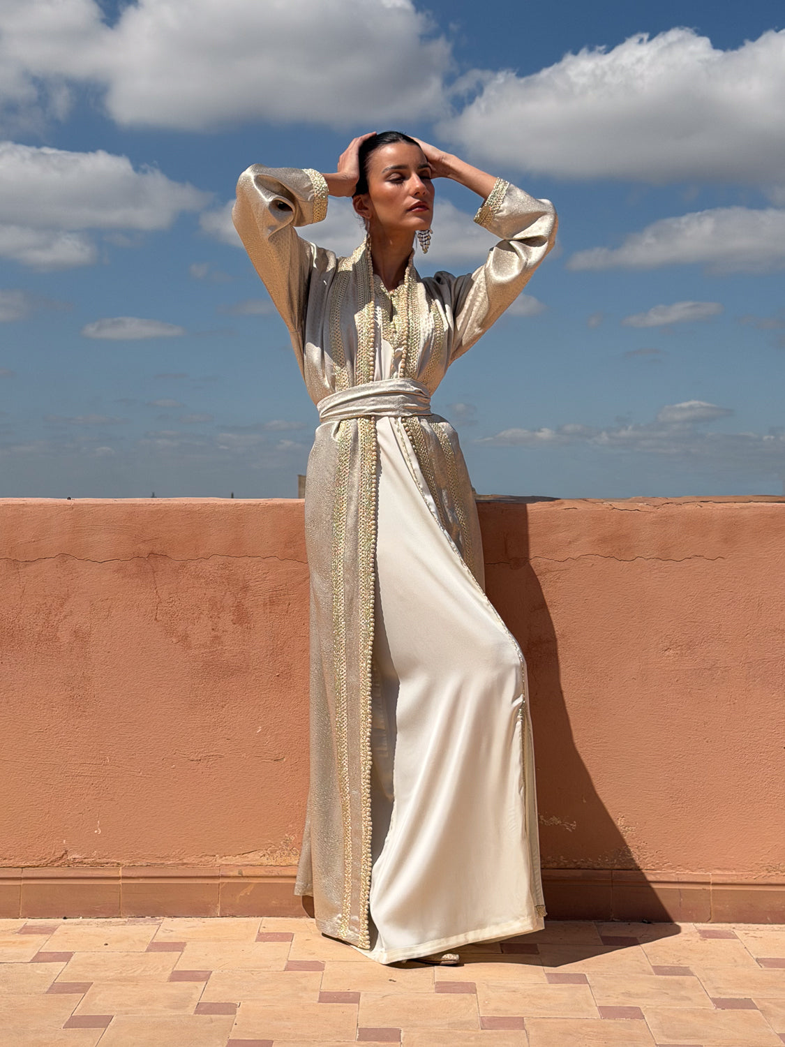 NASSIMA TWO-PIECE KAFTAN & KIMONO