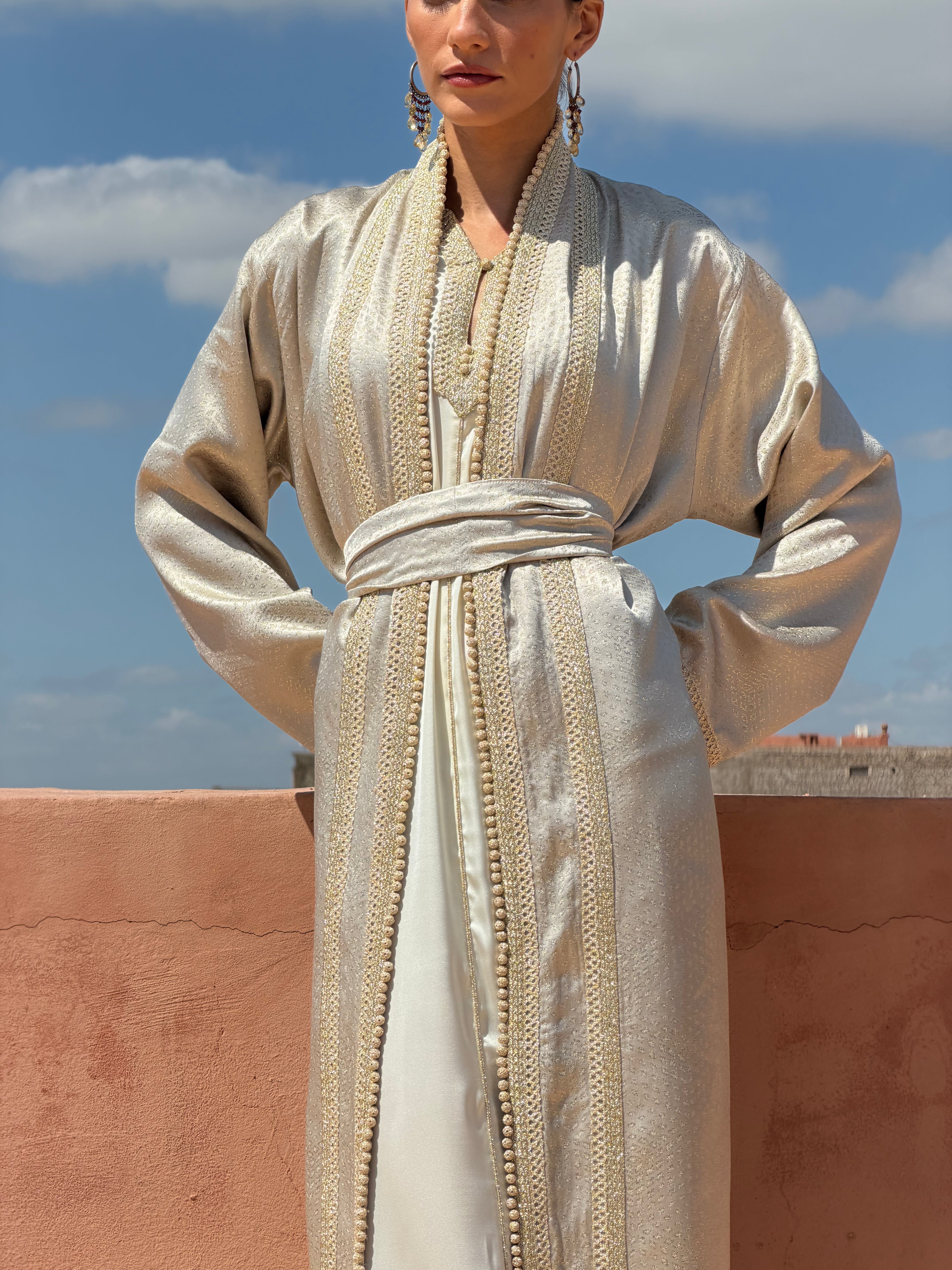NASSIMA TWO-PIECE KAFTAN & KIMONO