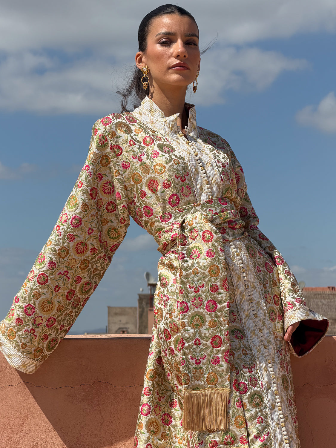 SOUMIYA SILK BROCADE KAFTAN
