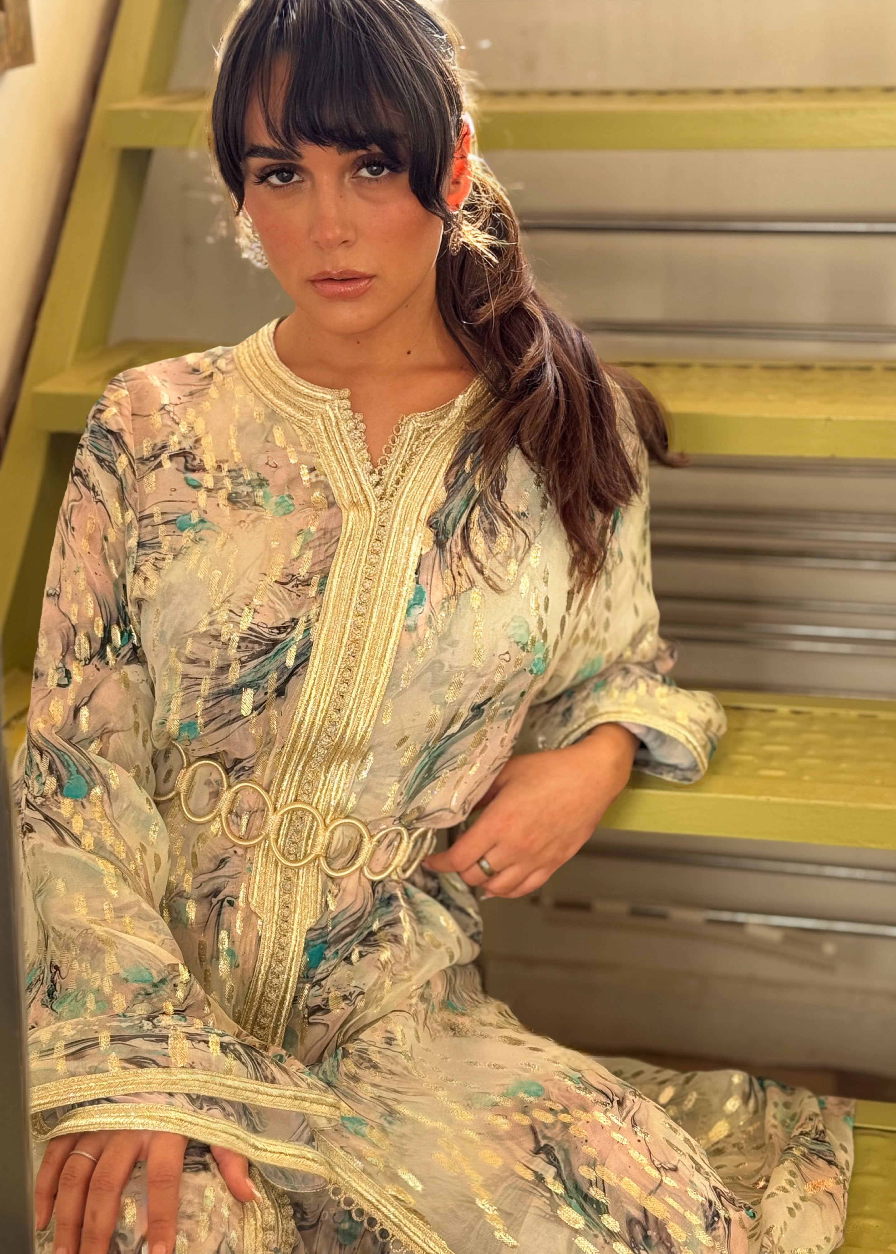 HIND SILK KAFTAN