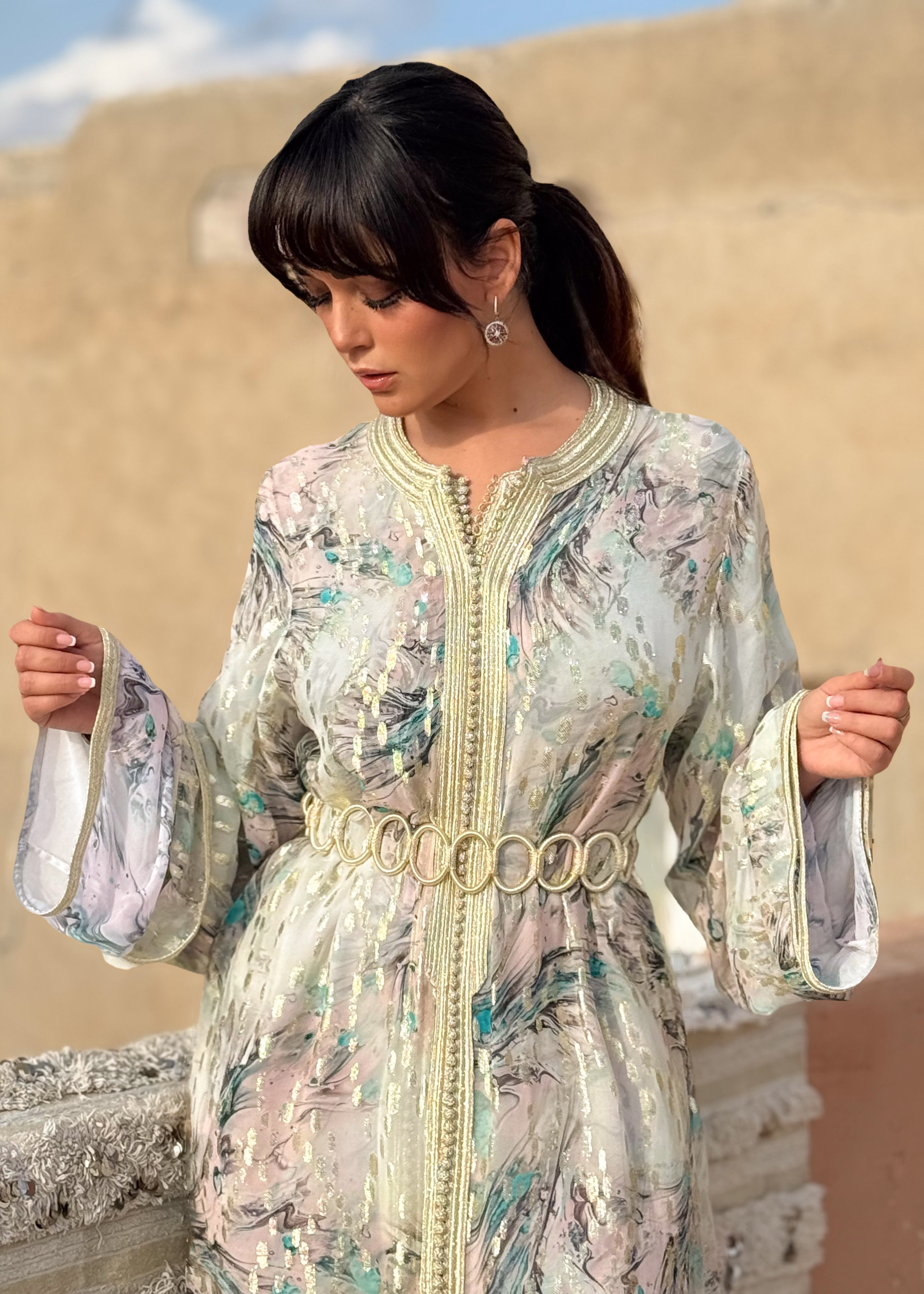 HIND SILK KAFTAN