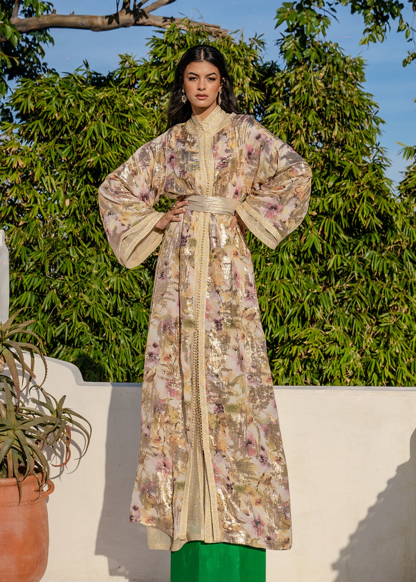 TANHIT KAFTAN MATCHING SET