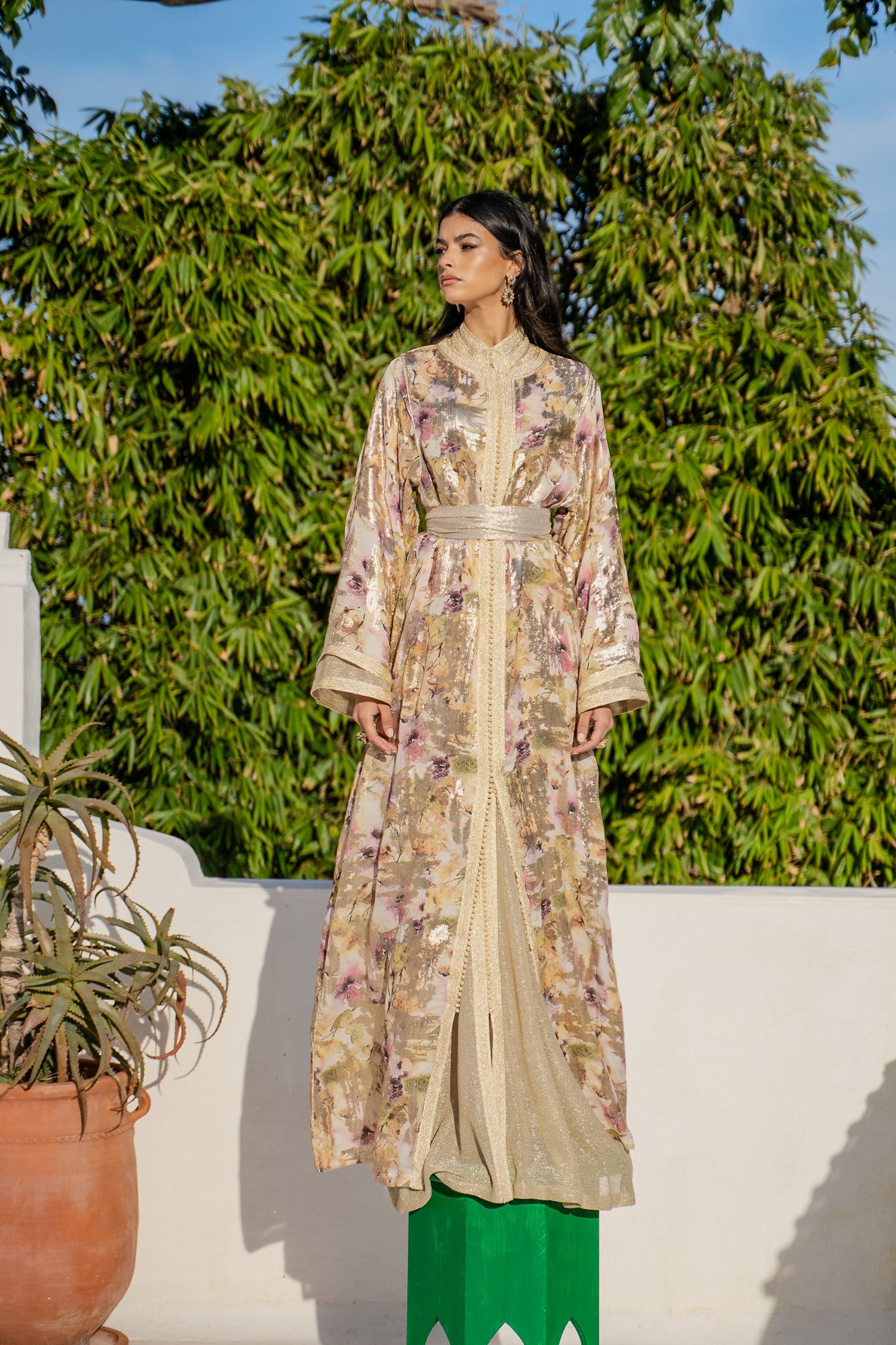 TANHIT KAFTAN MATCHING SET