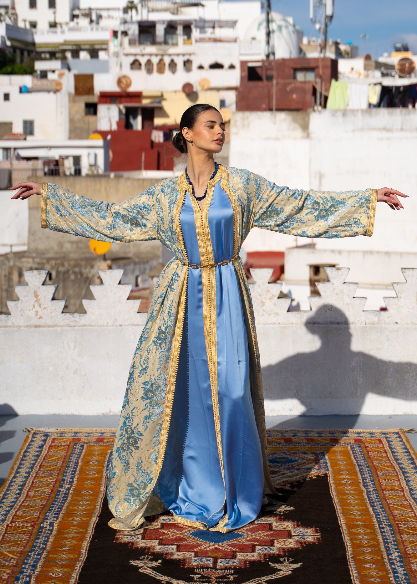 SOUMAYA KAFTAN MATCHING SET