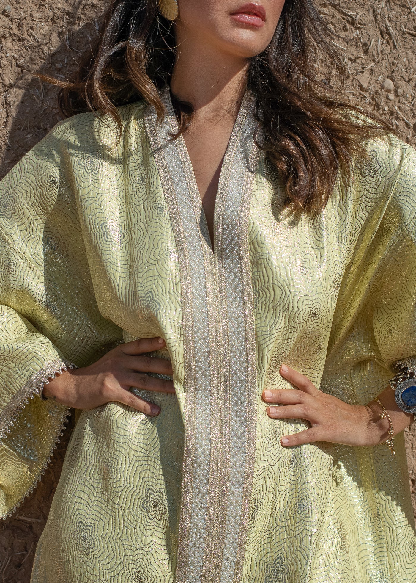 MERY SILK KAFTAN
