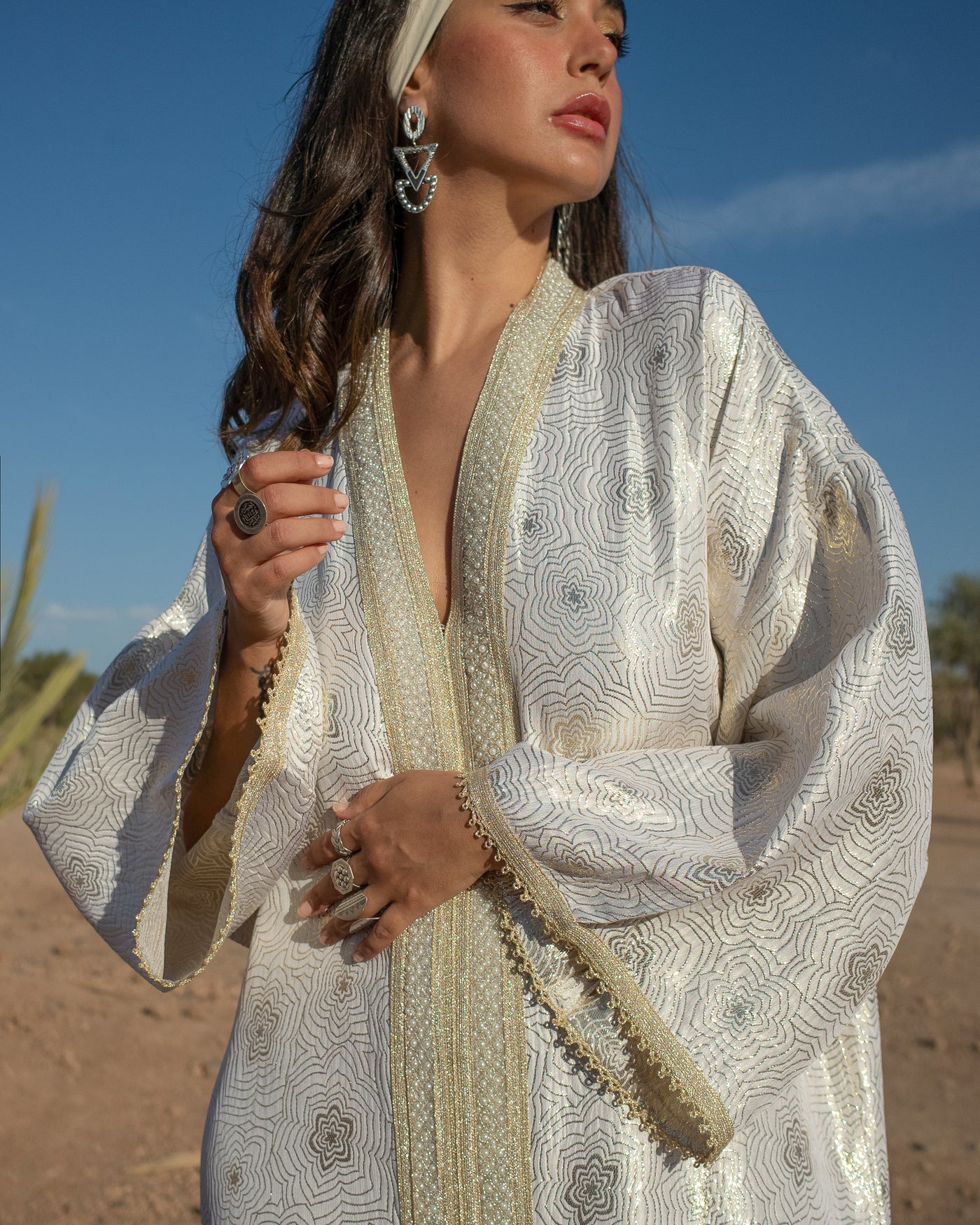 MERY SILK KAFTAN