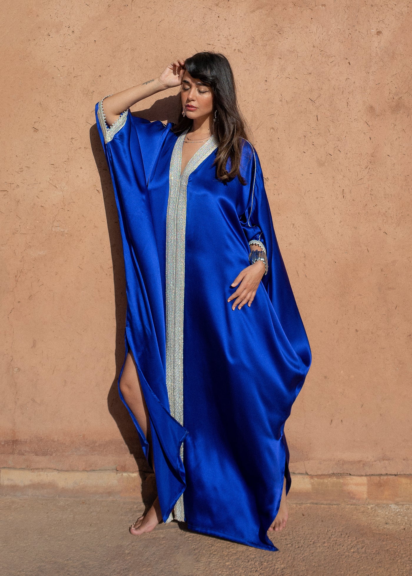 AJMAL SILK KAFTAN