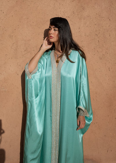 AJMAL SILK KAFTAN