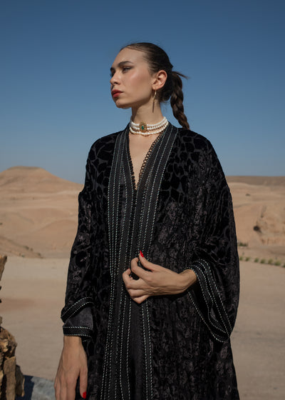 RANA SILK 2 PIECES KAFTAN