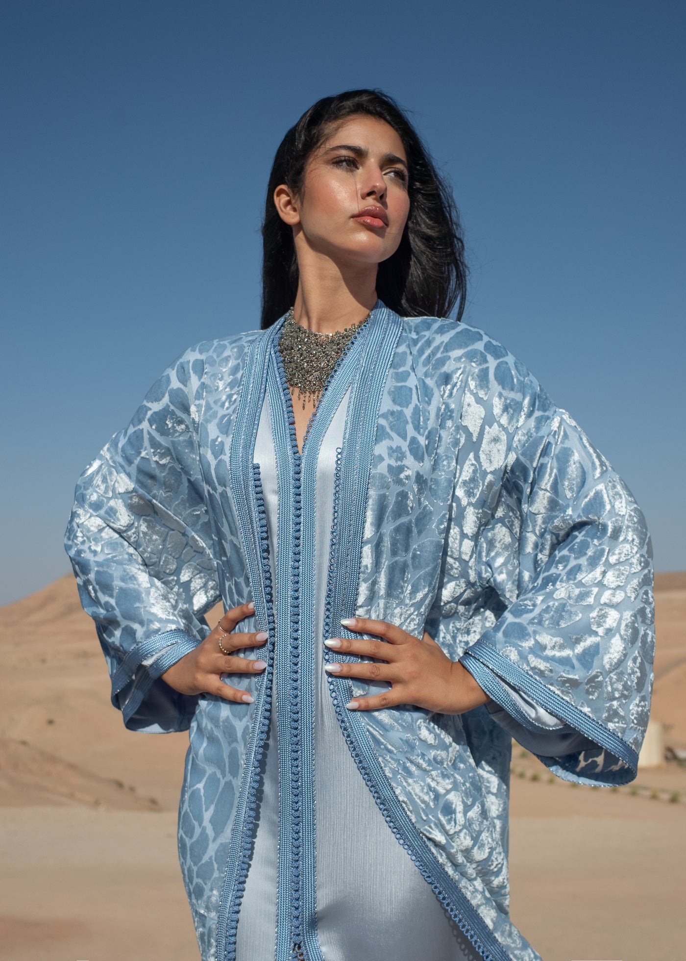 RANA SILK 2 PIECES KAFTAN