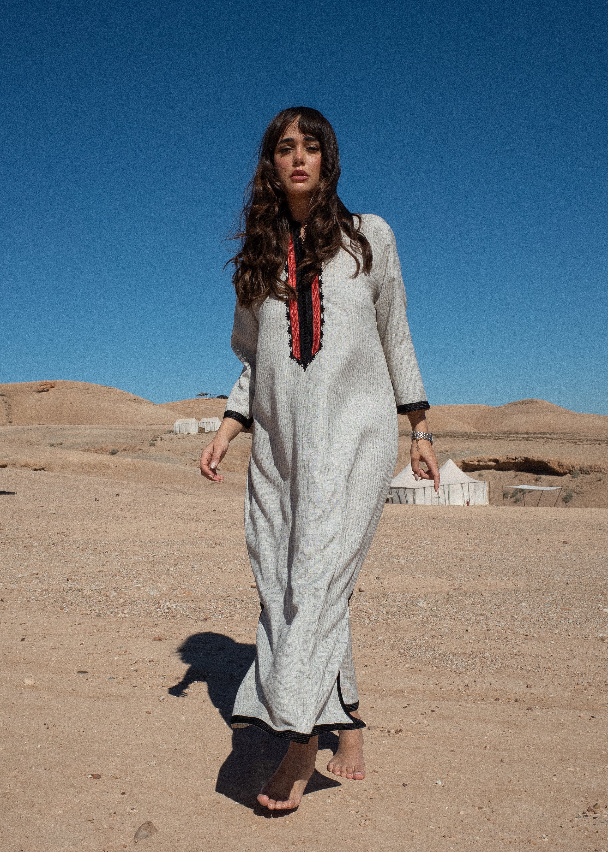 HAIFA LINEN KAFTAN