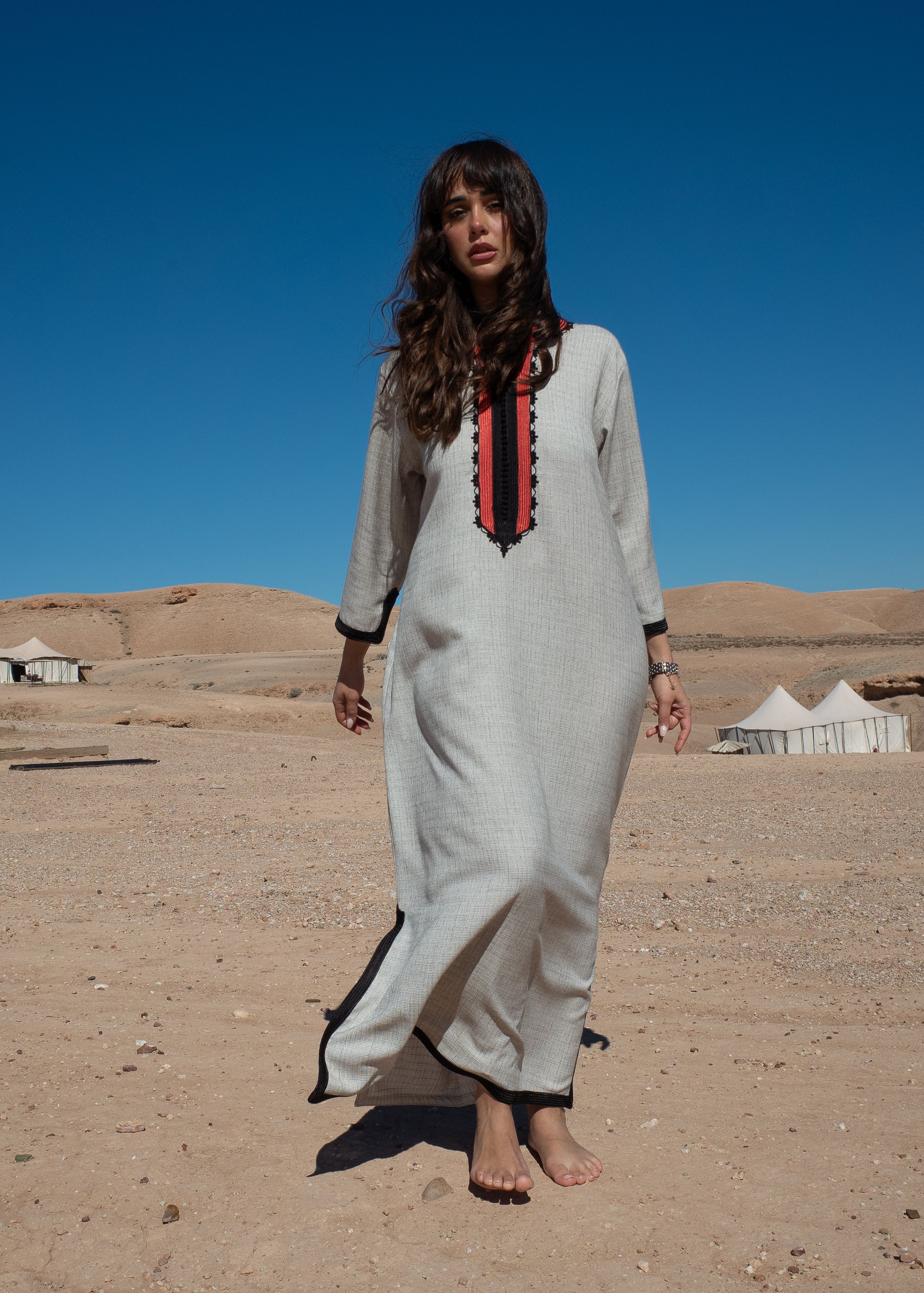 HAIFA LINEN KAFTAN