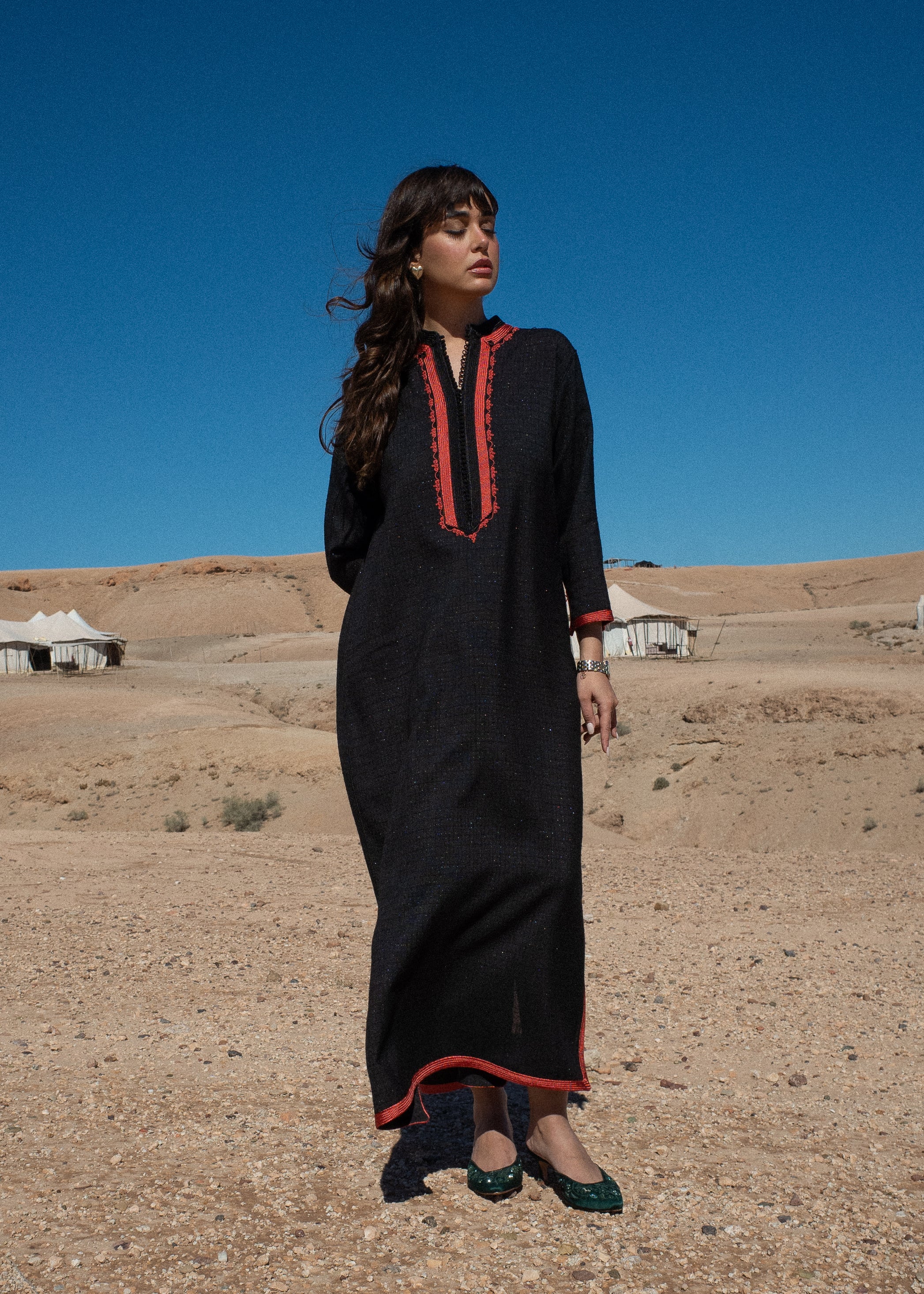 HAIFA LINEN KAFTAN