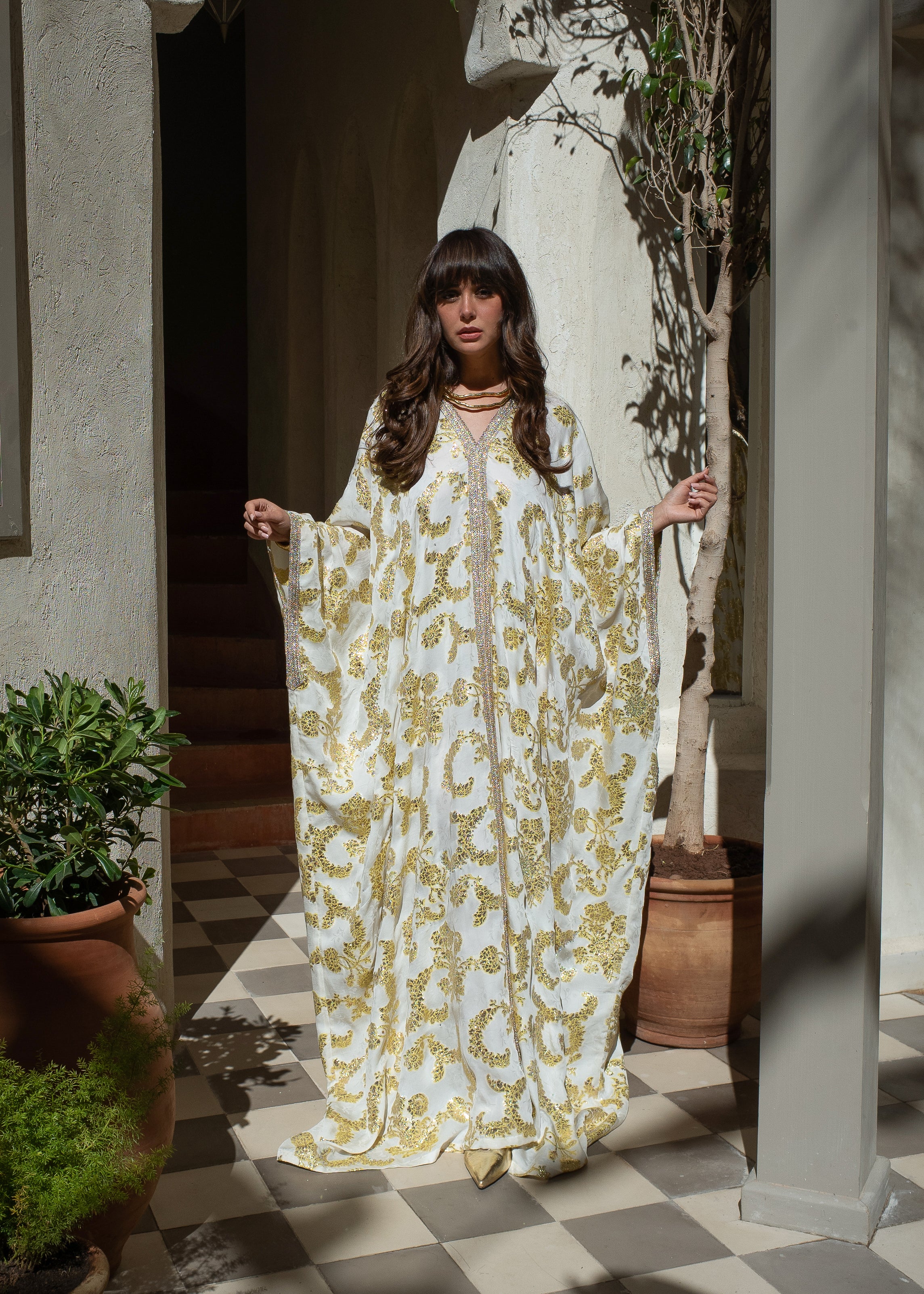 ADAMA SILK KAFTAN / UNIQUE PIECE