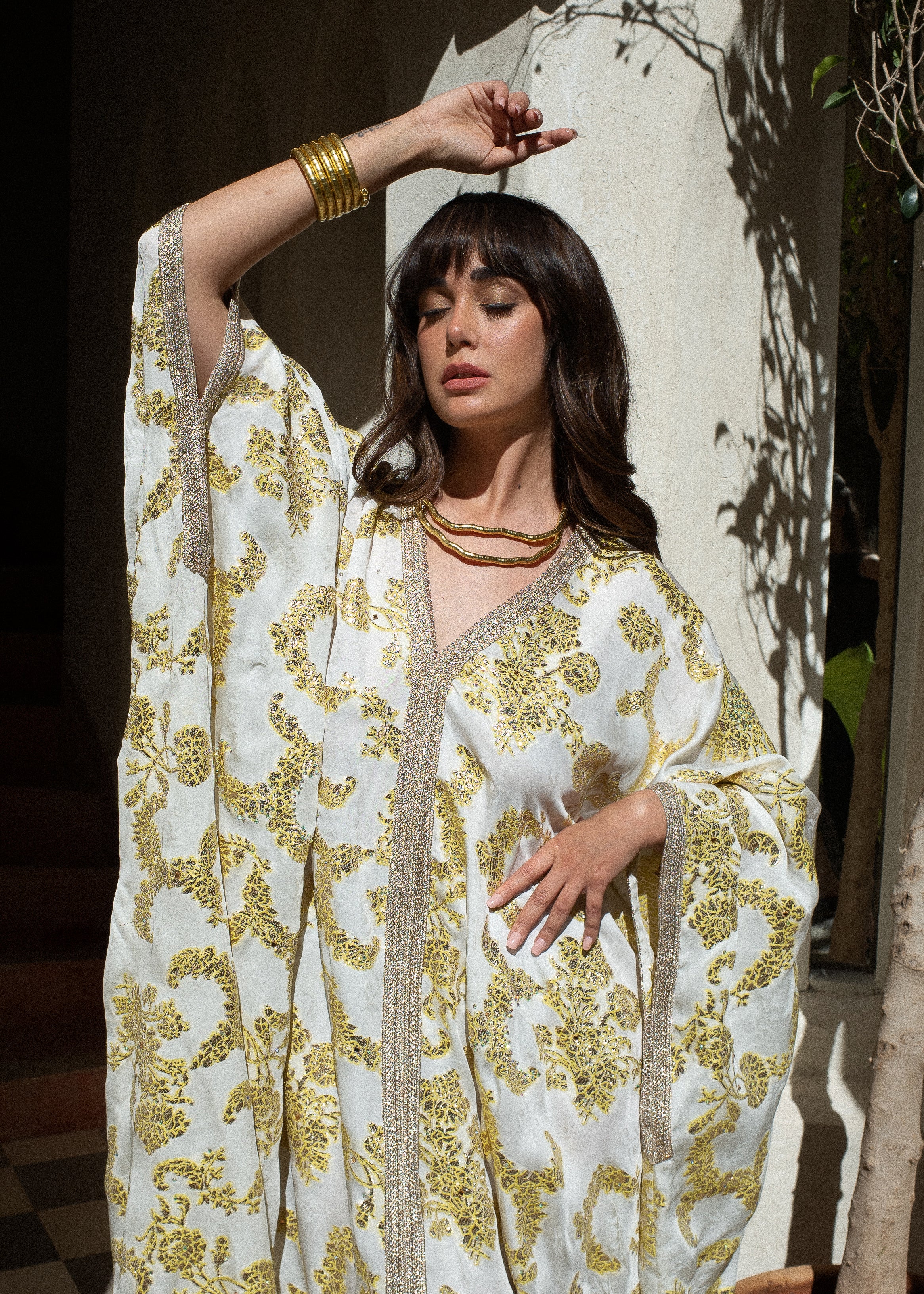 ADAMA SILK KAFTAN / UNIQUE PIECE