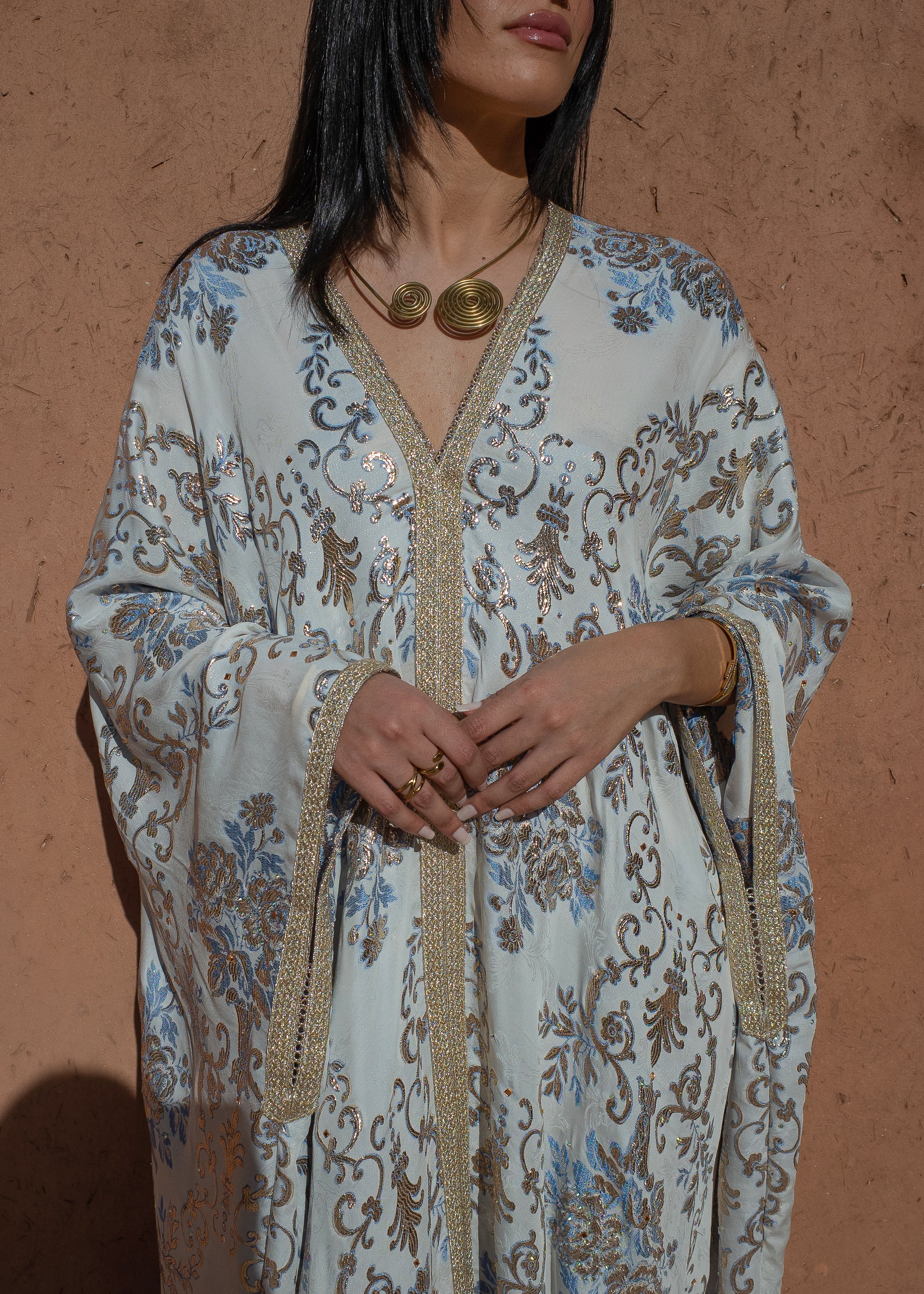 ADAMA SILK KAFTAN / UNIQUE PIECE