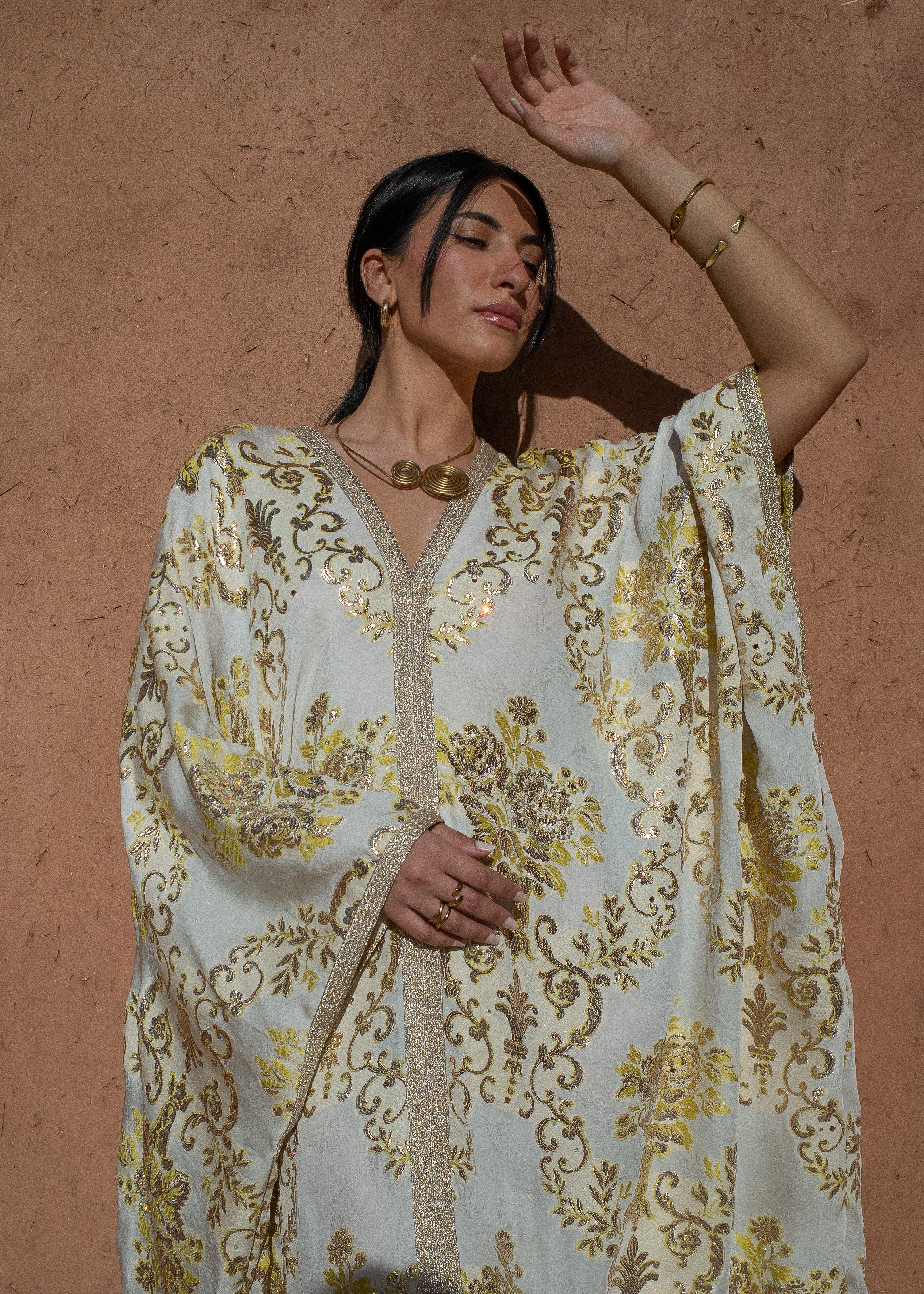 ADAMA SILK KAFTAN / UNIQUE PIECE