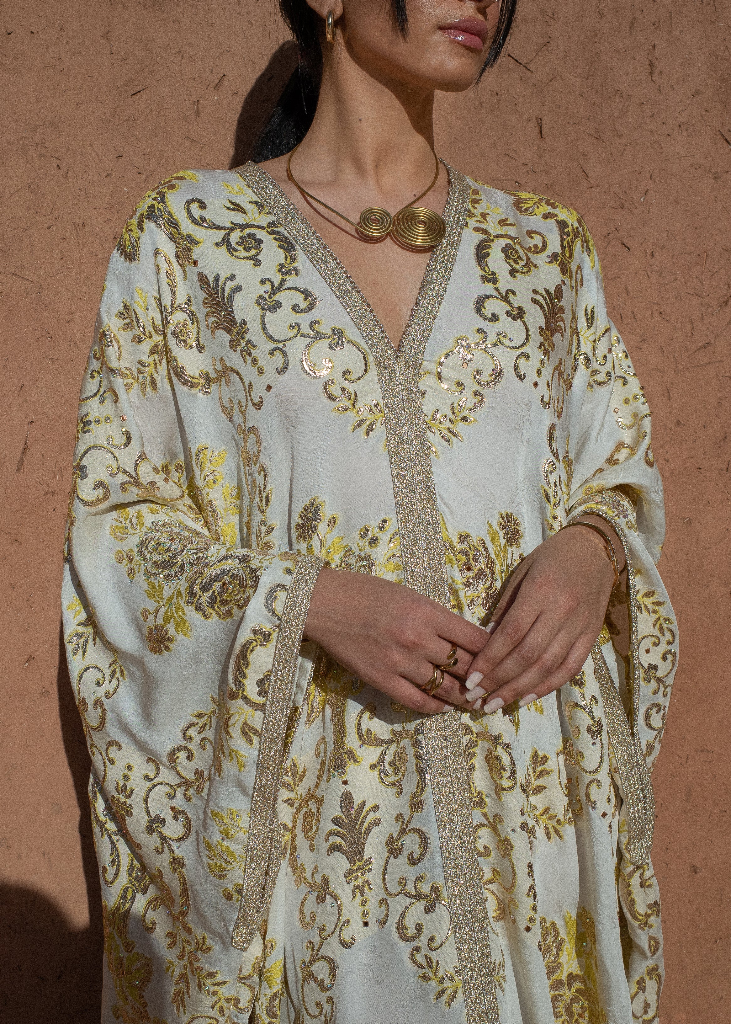 ADAMA SILK KAFTAN / UNIQUE PIECE