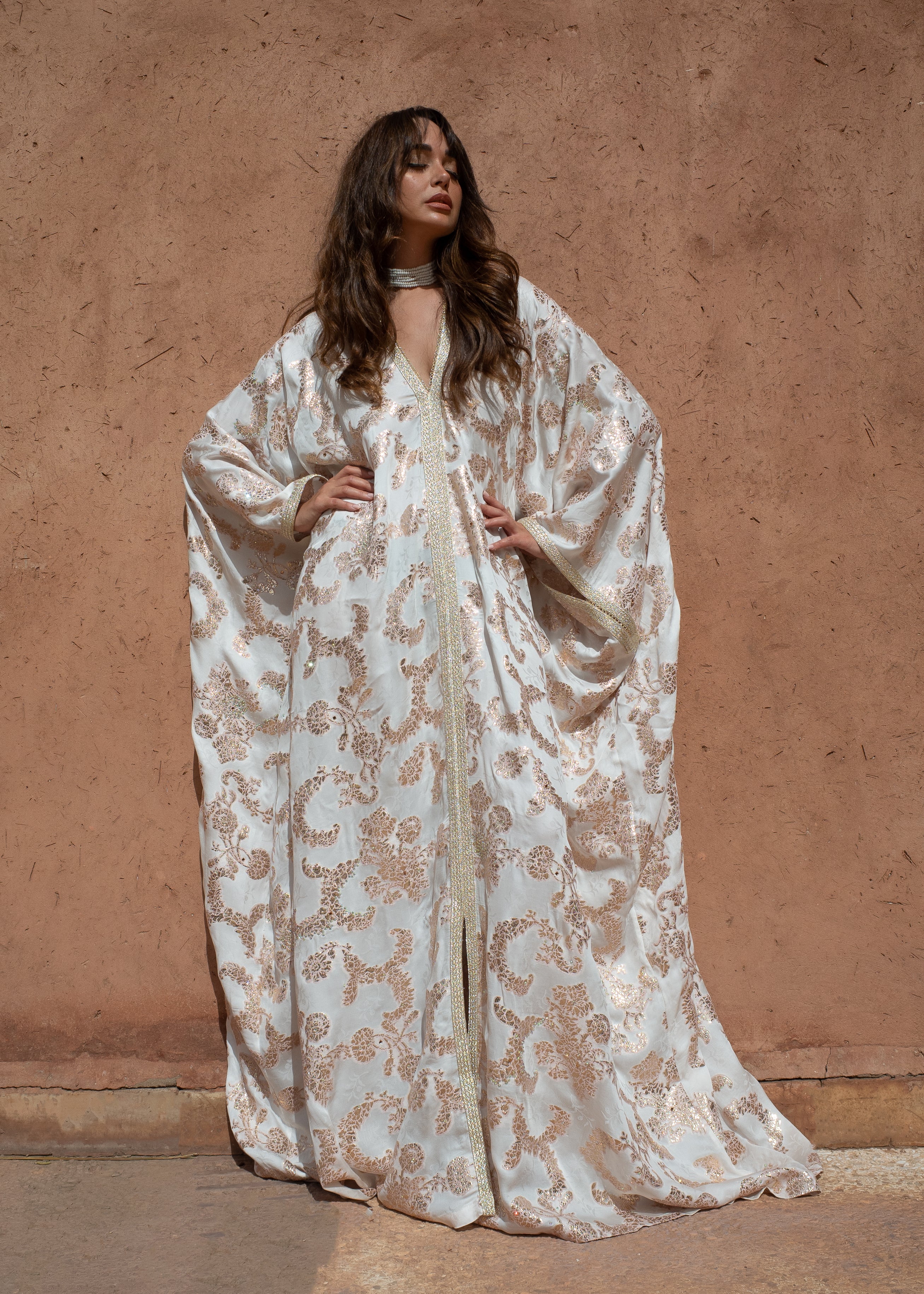 ADAMA SILK KAFTAN / UNIQUE PIECE